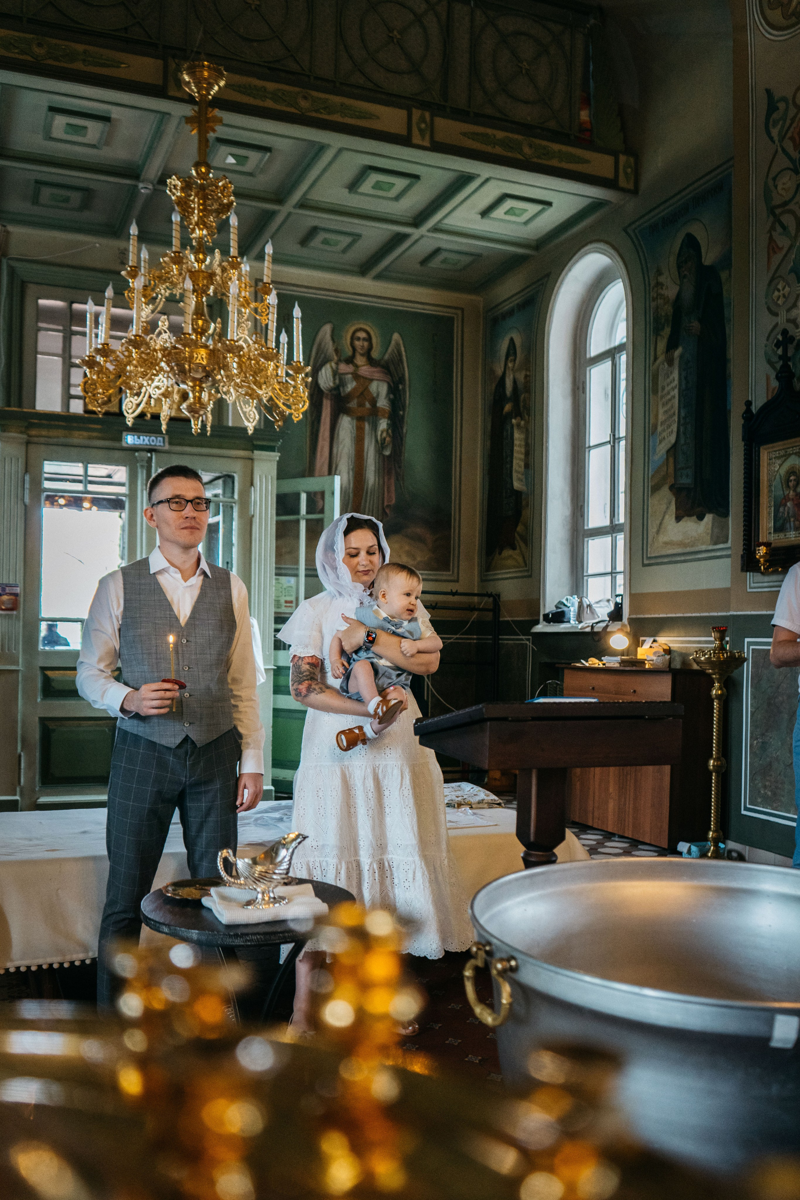 Крещение Филиппа. Семейный и детский фотограф г. Ногинск Катерина Ганюхина