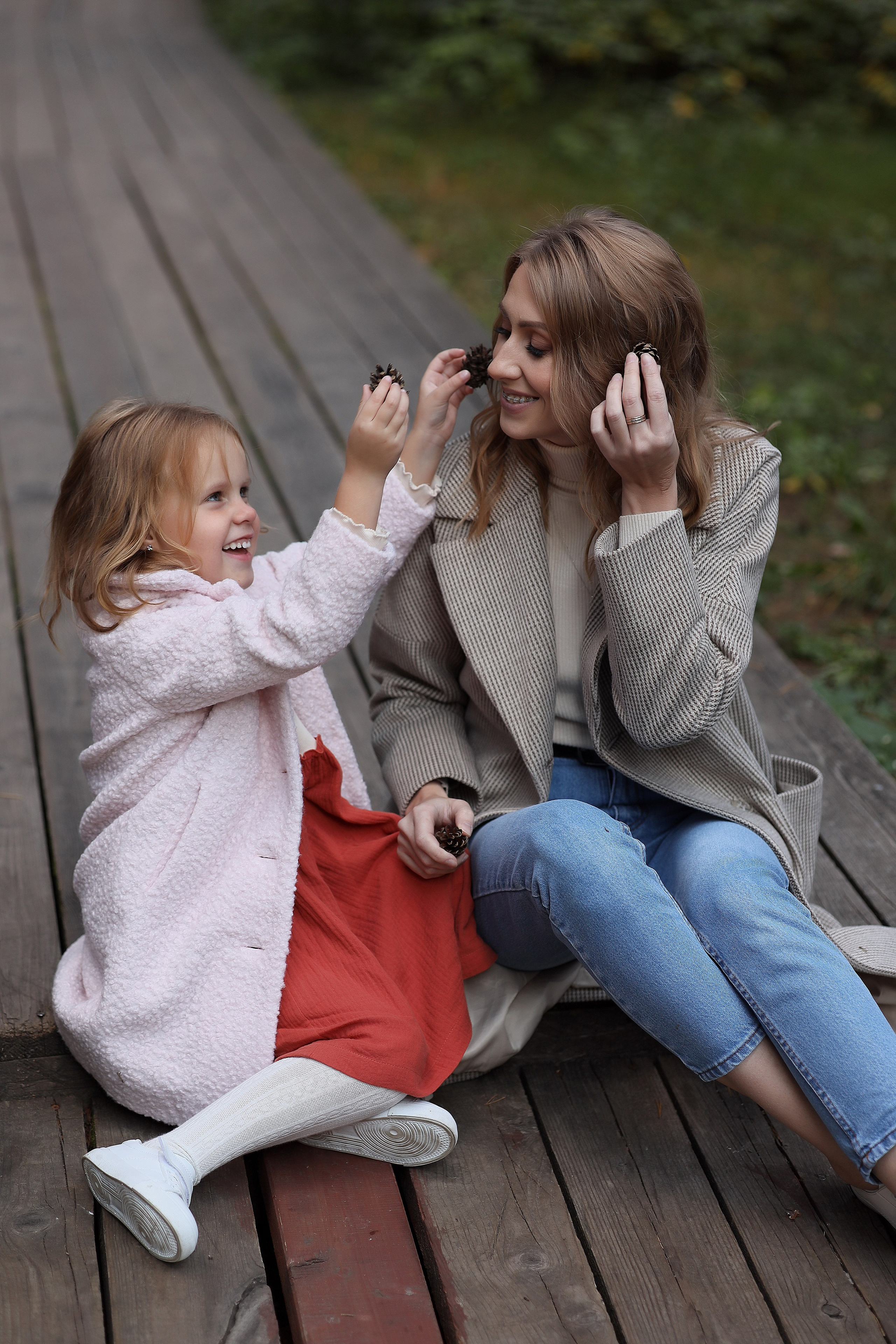 Надя, Женя и Ариана. Серебряный бор. Фотограф Москва Лара Чайка