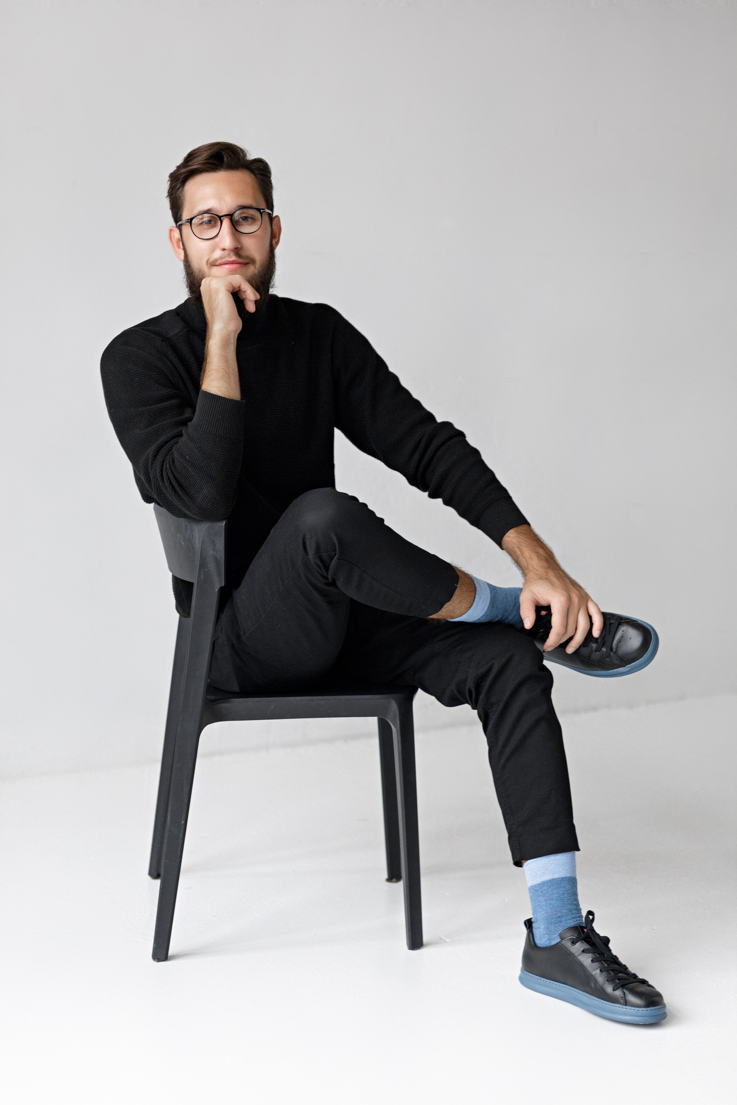 Мужская фотосессия для соцсетей