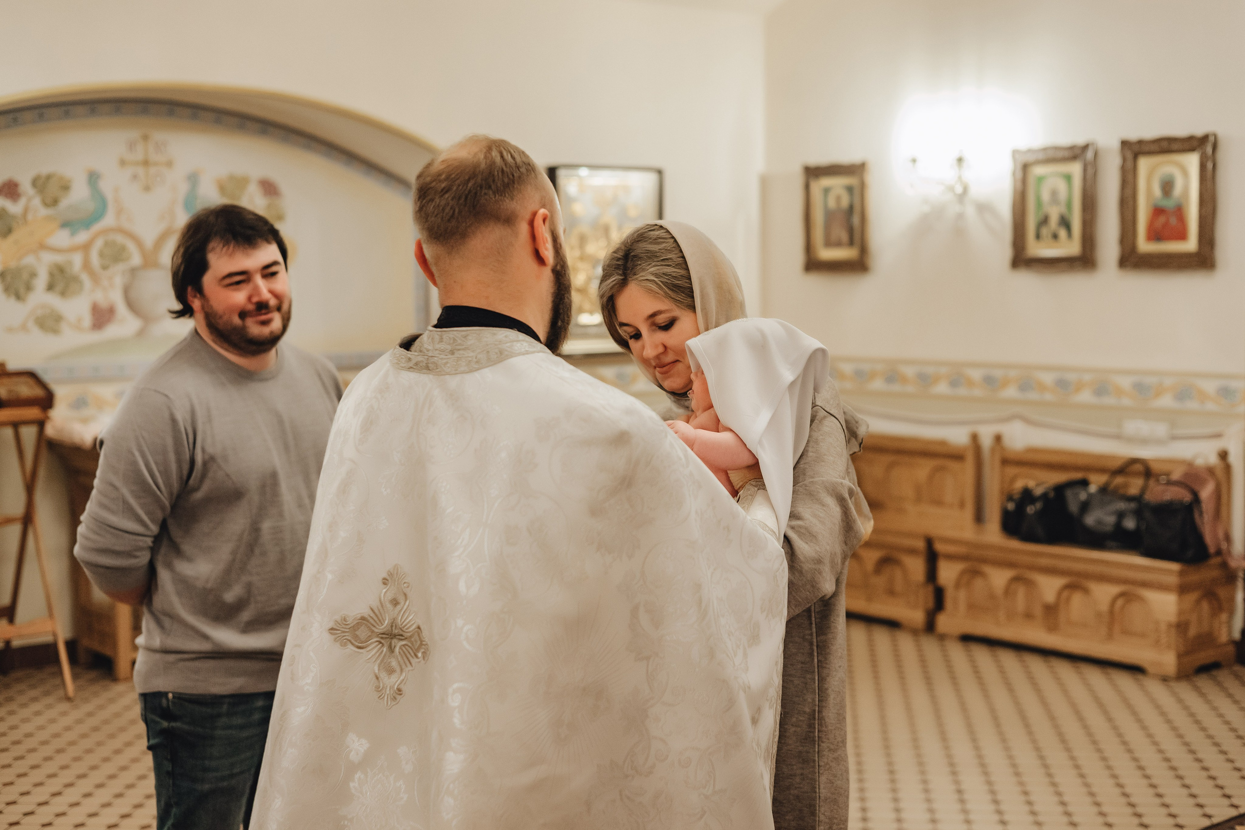 Крещение Анны. Свадебный и семейный фотограф Пушкин Царское Село СПБ Питер Санкт-Петербург и Рязань Ольга Козлова