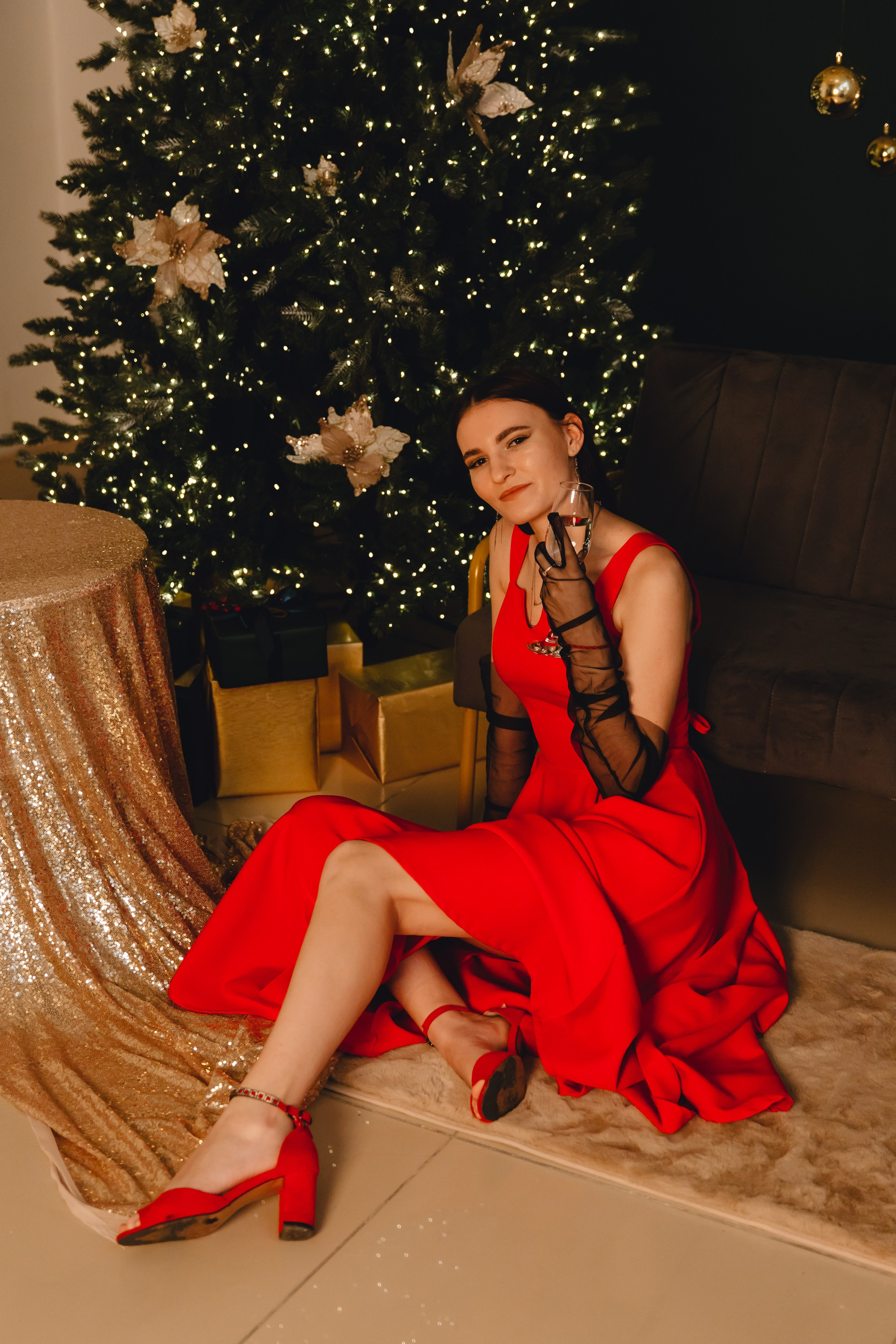 Лера. Индивидуальная новогодняя фотосессия. Фотограф во Владивостоке. Юрганова Анна