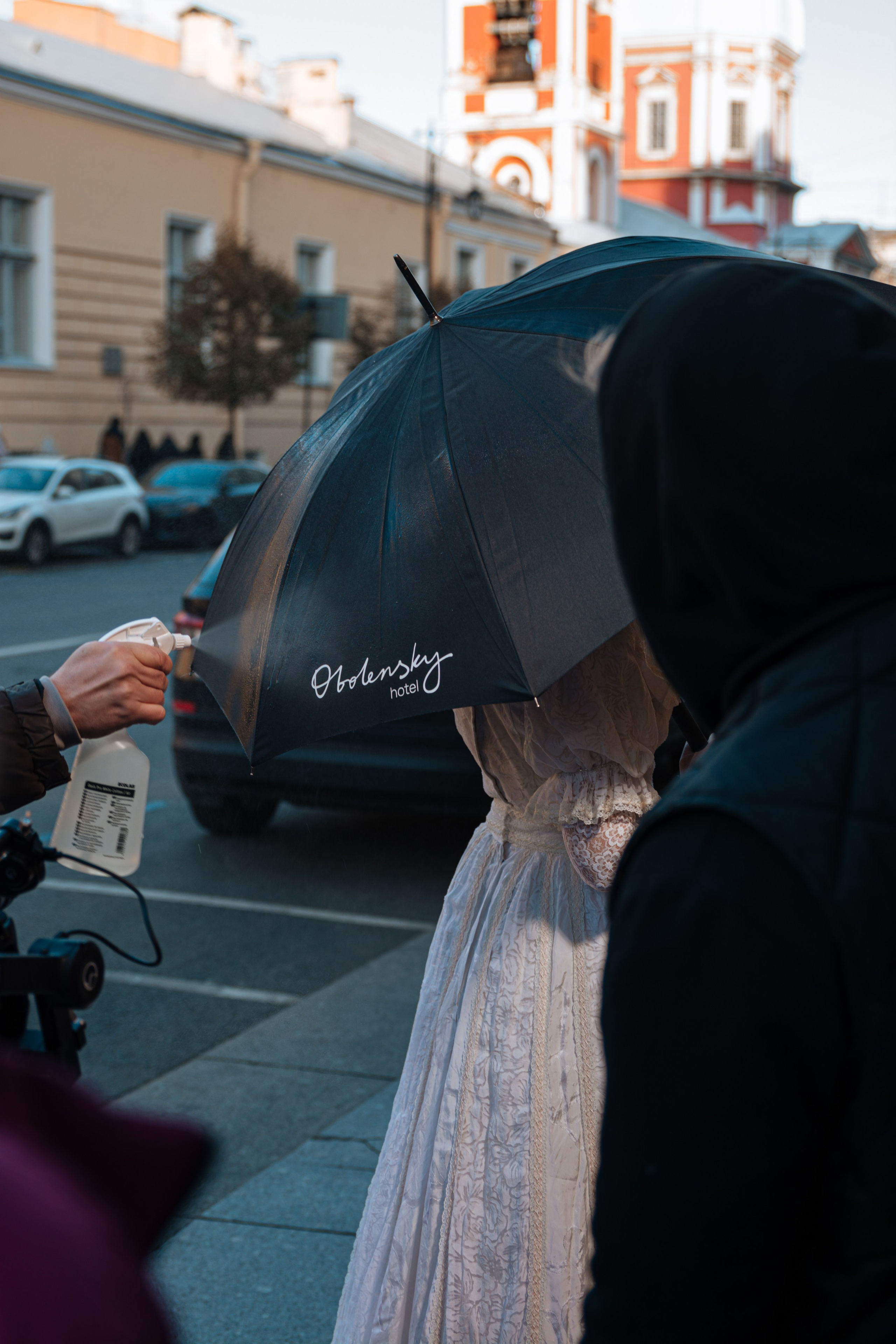 Пушкин в отеле «Оболенский». Съёмка ролика для конкурса. Портретный фотограф в Санкт-Петербурге Дмитриева Наталия