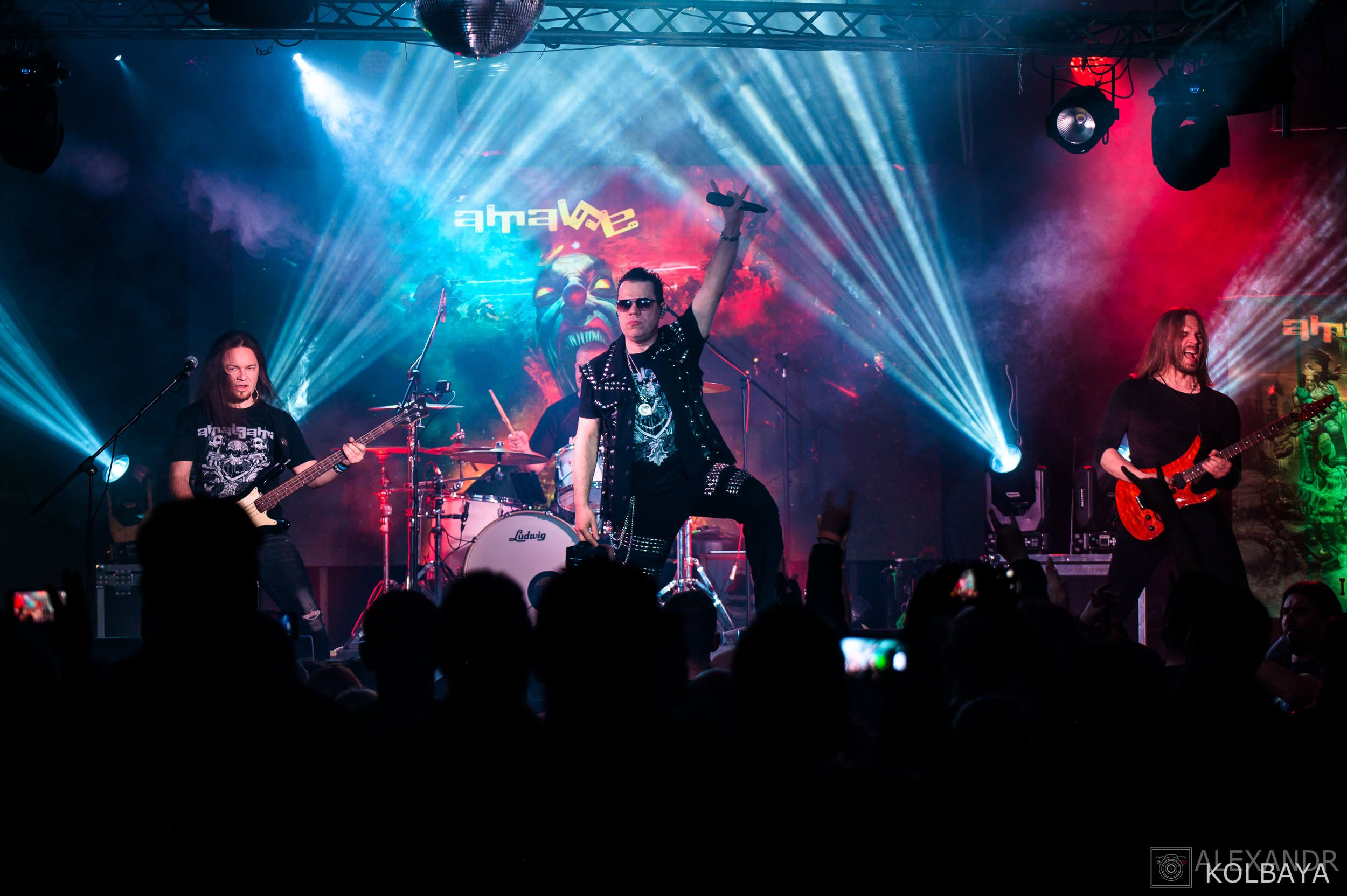 Концерт группы AMALGAMA. Концертный и театральный репортажный фотограф в Москве Александр Колбая