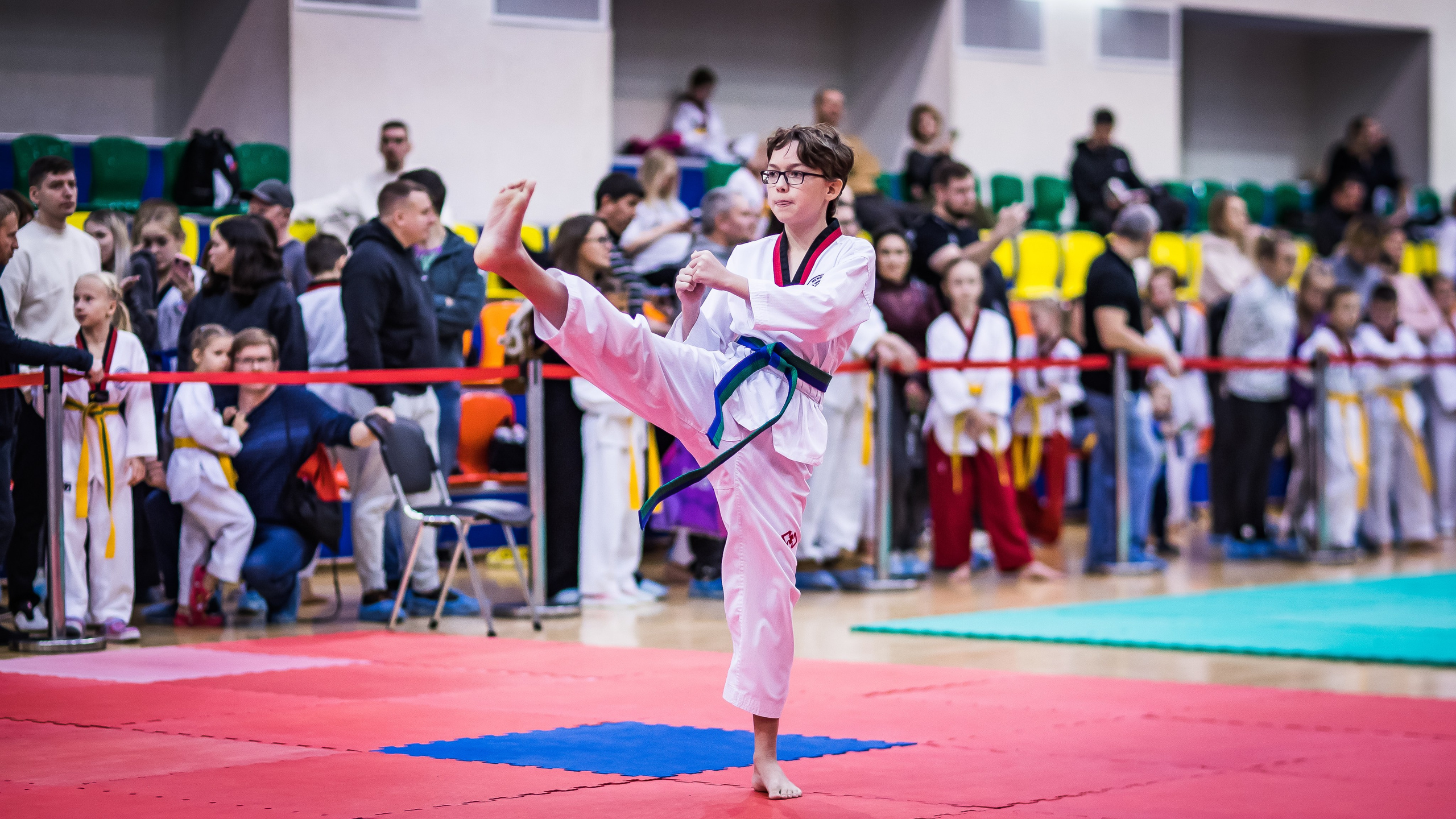 Турнир Федерации детского тхэквондо России по дисциплине ПХУМСЭ. Спортивный фотограф Максим Серегин
