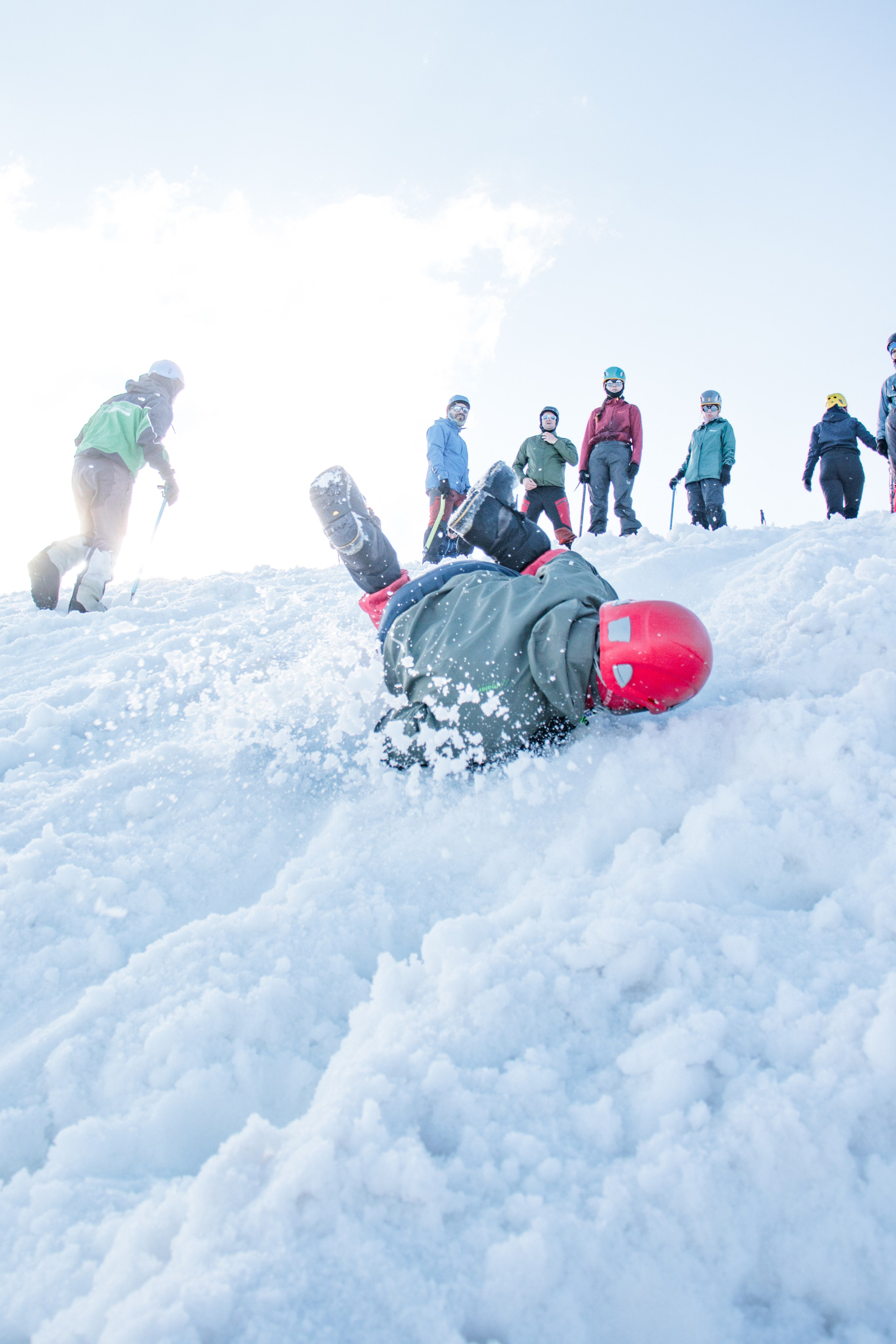 Снежно-ледовые занятия. Фотограф на трекинг и восхождение Эльбрус, Приэльбрусье. Елизавета Бобок