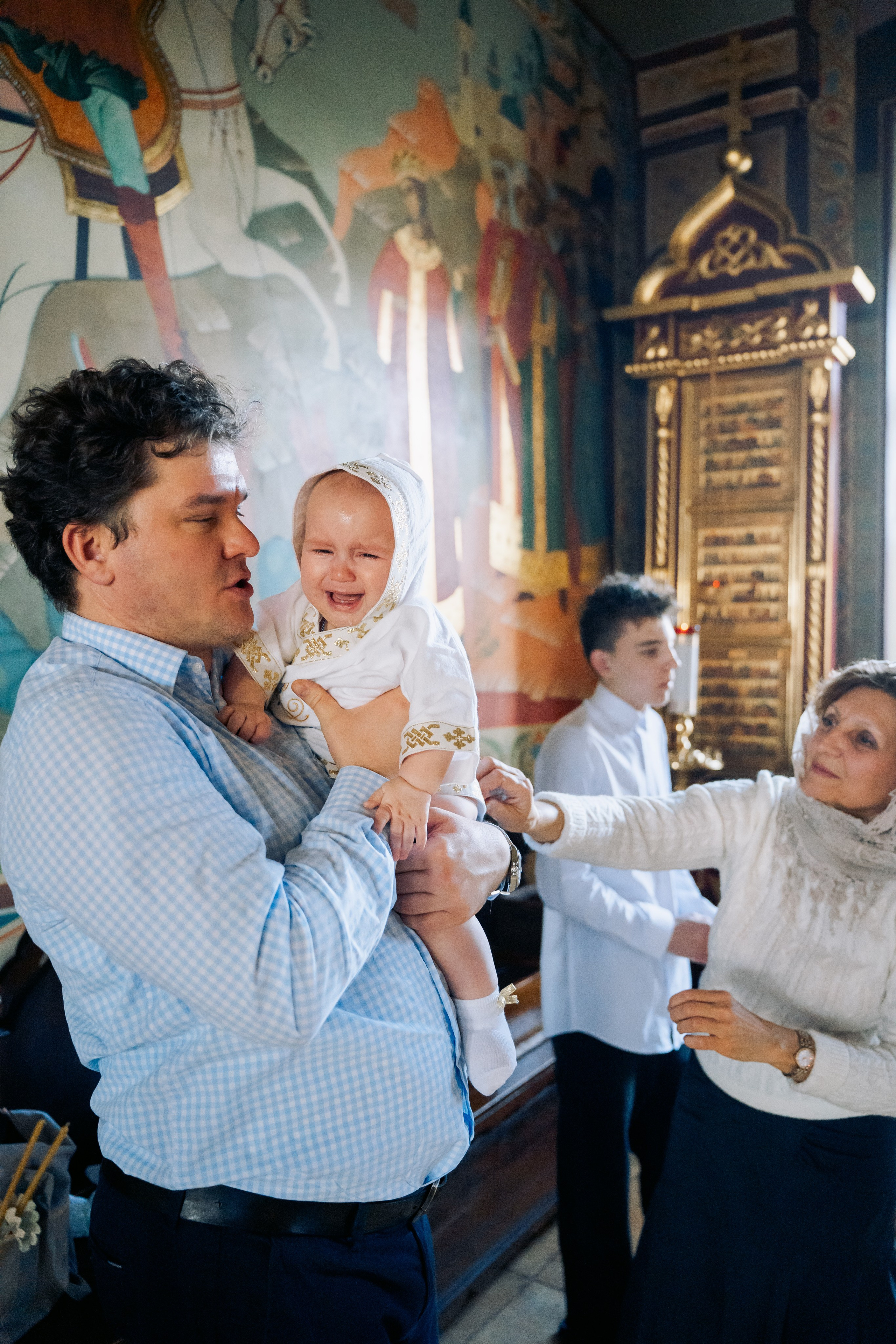 Крещение Мирона. Фотограф Казакова Анастасия