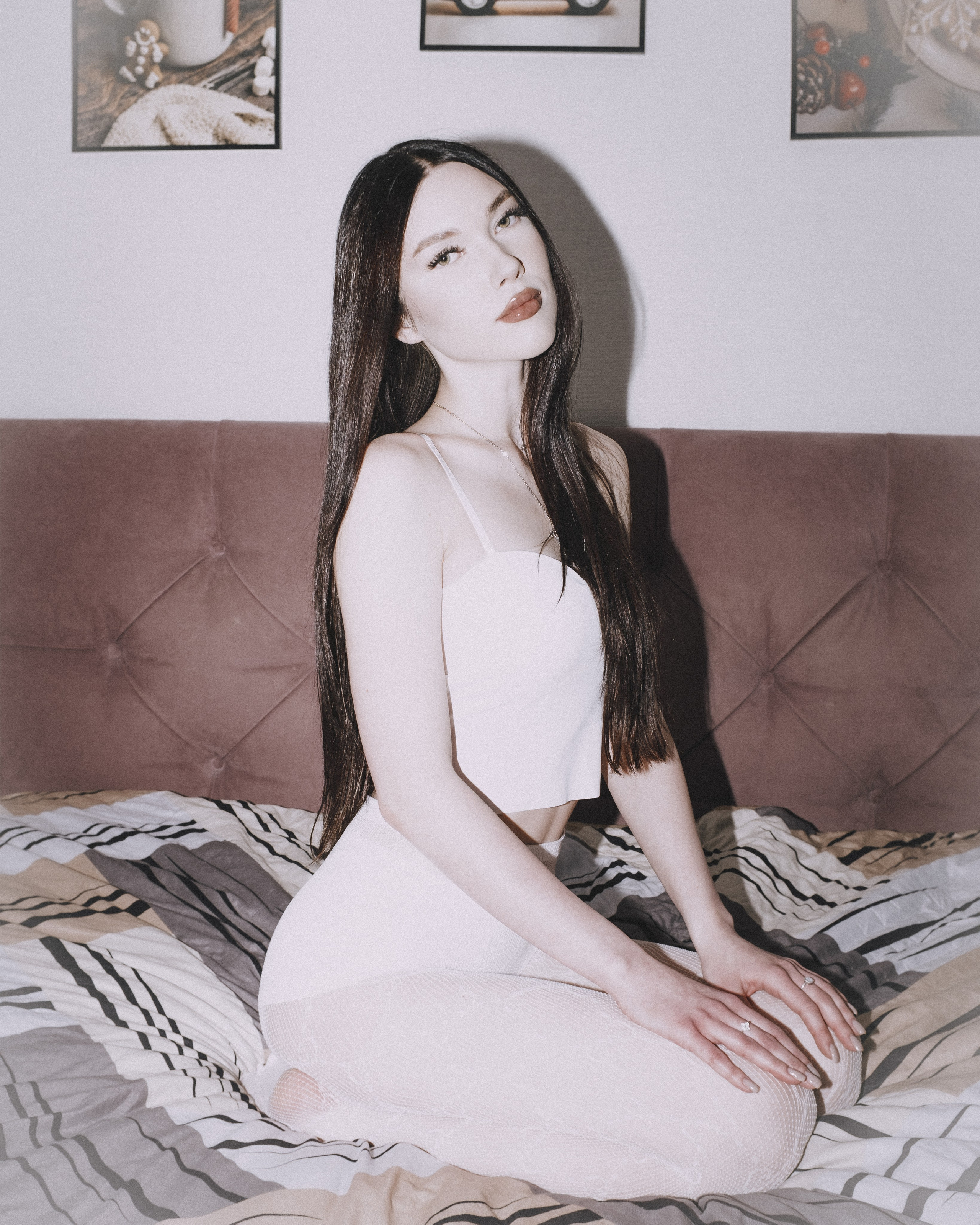 Dasha, колготки, вспышка в лоб. Фотограф в Севастополе Максим Черенёв