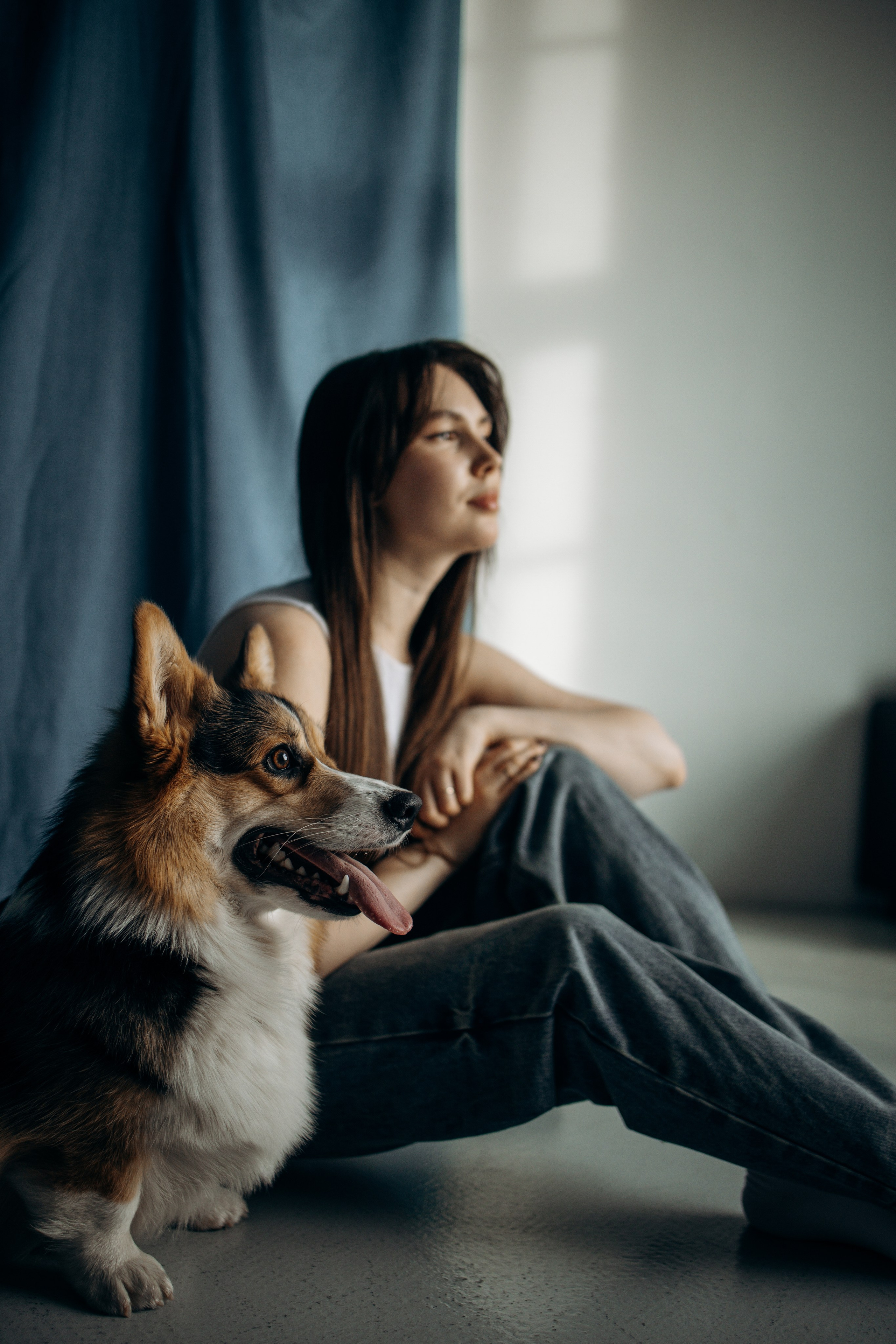 Анастасия и Коржик. Фотограф животных Евгения Верцинская