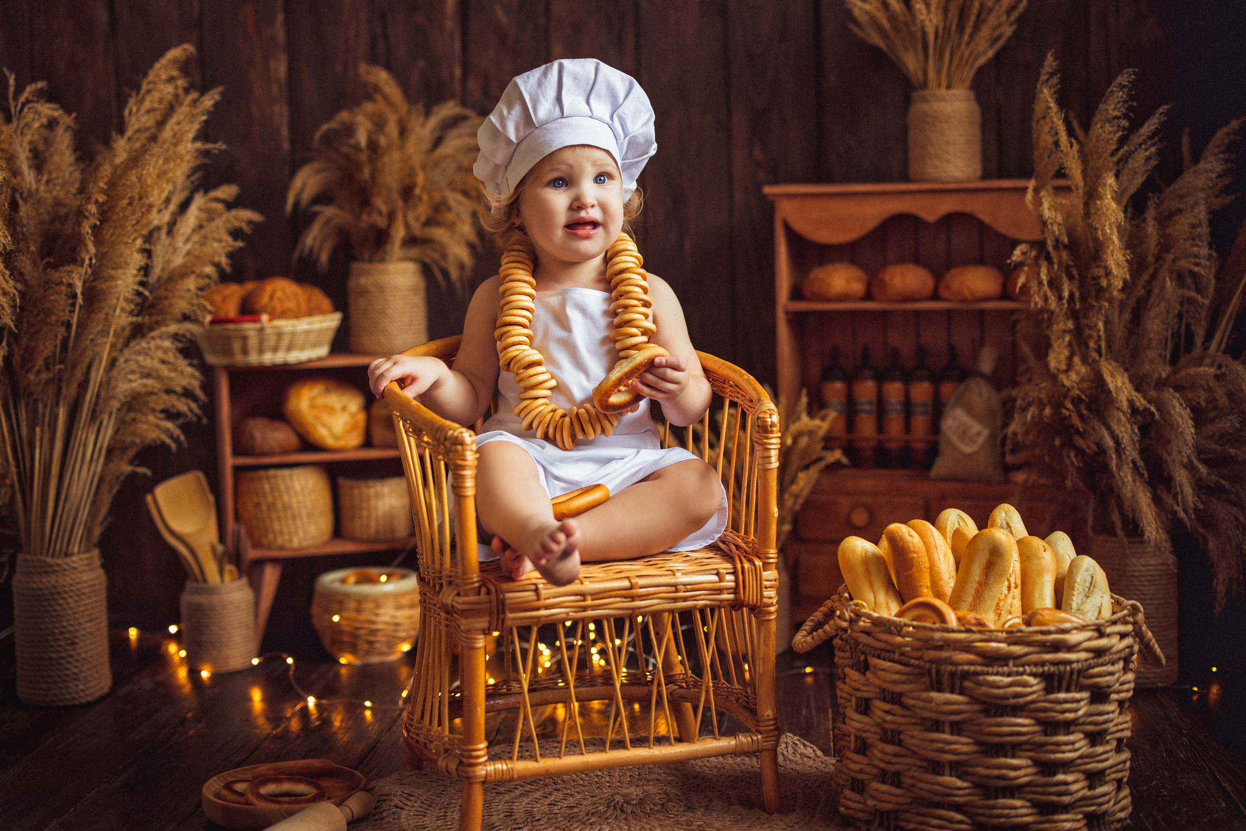 Маленький пекарь. Семейный и детский фотограф в Краснодаре Анна Трашкова