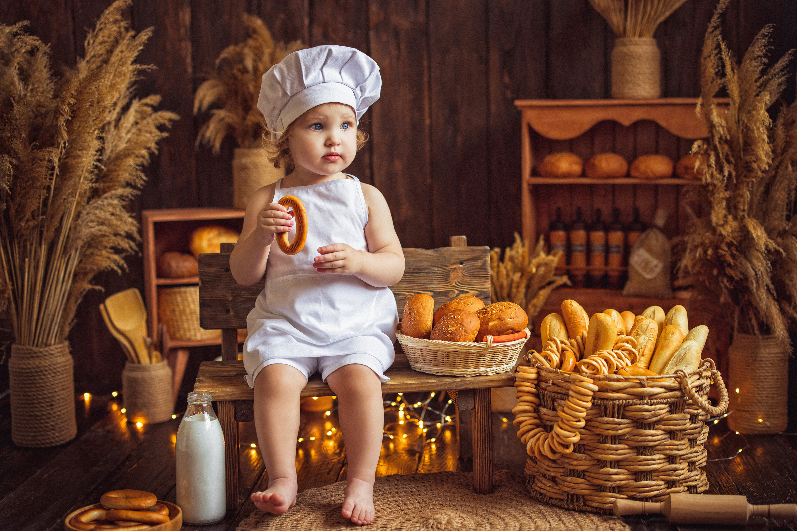 Маленький пекарь. Семейный и детский фотограф в Краснодаре Анна Трашкова