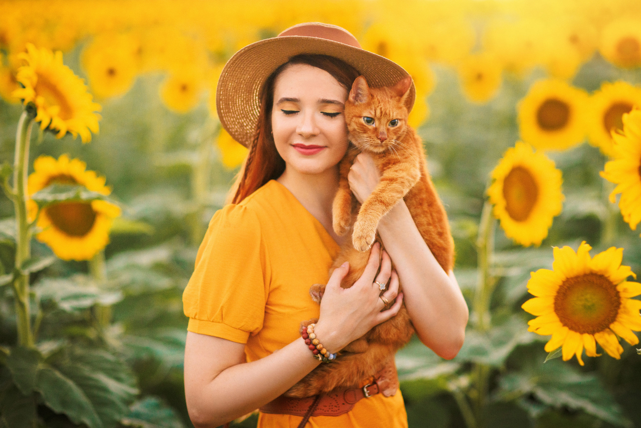 Фотосессия в подсолнухах в Краснодаре. Семейный и детский фотограф в Краснодаре Анна Трашкова