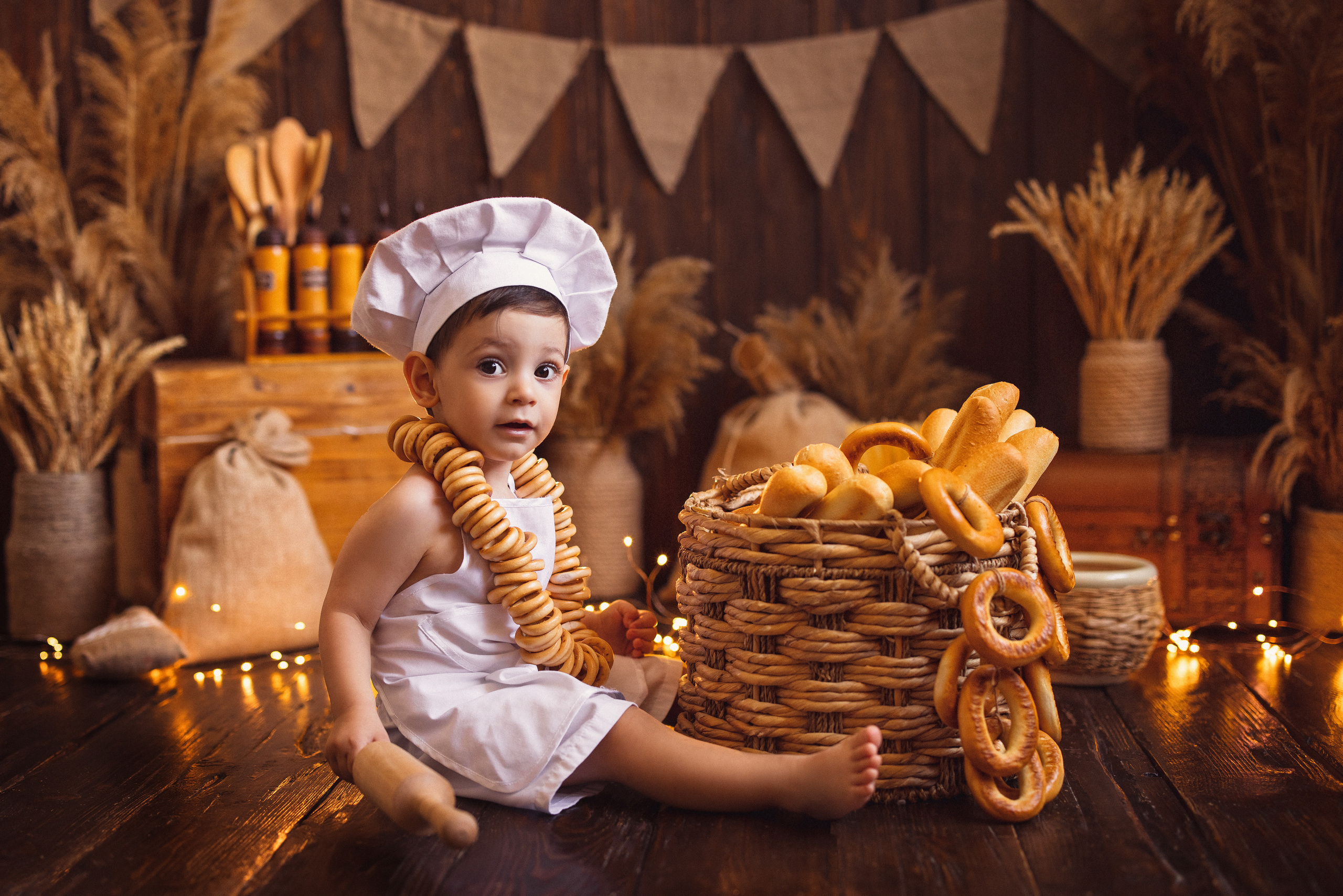Маленький пекарь. Семейный и детский фотограф в Краснодаре Анна Трашкова