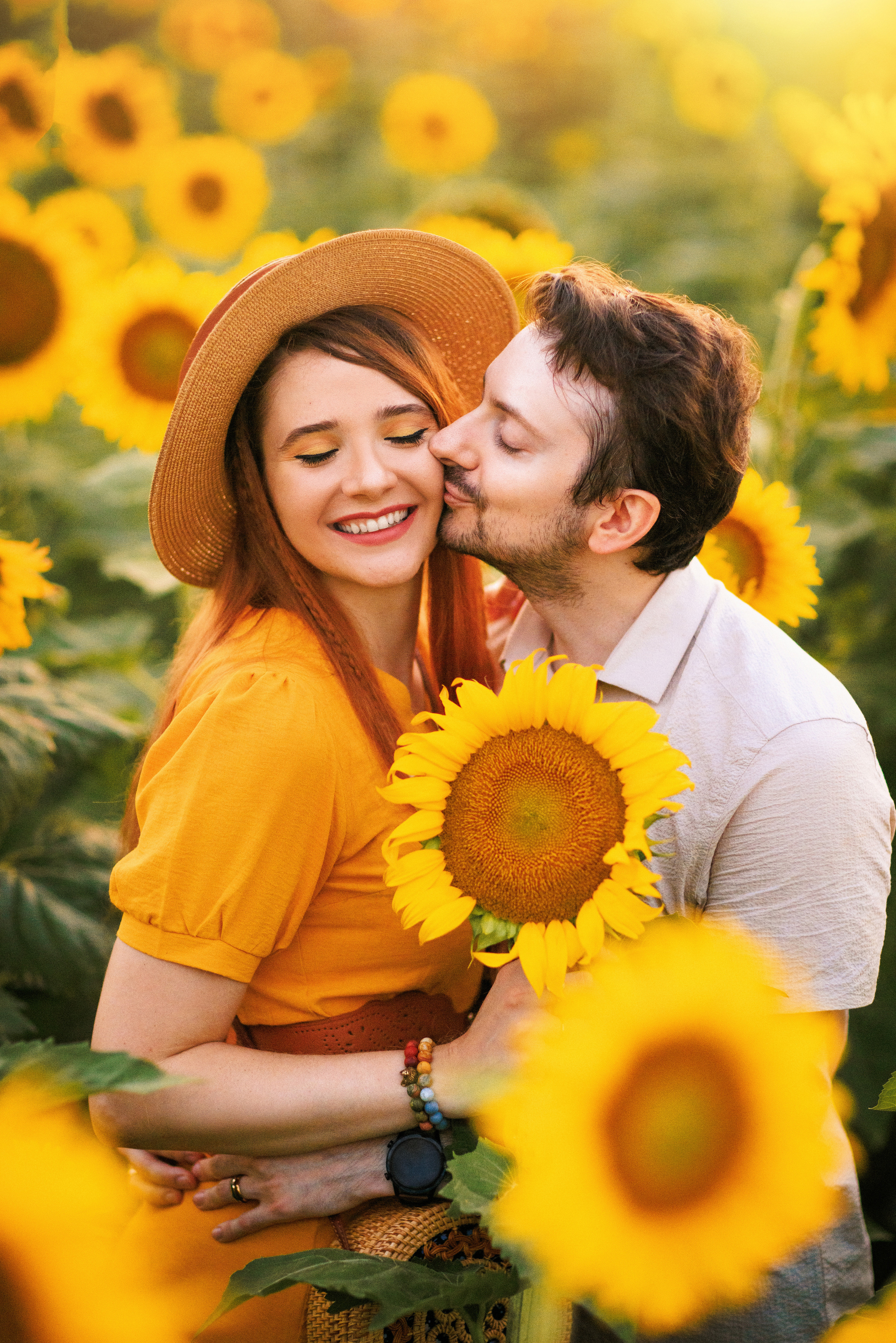 Фотосессия в подсолнухах в Краснодаре. Семейный и детский фотограф в Краснодаре Анна Трашкова