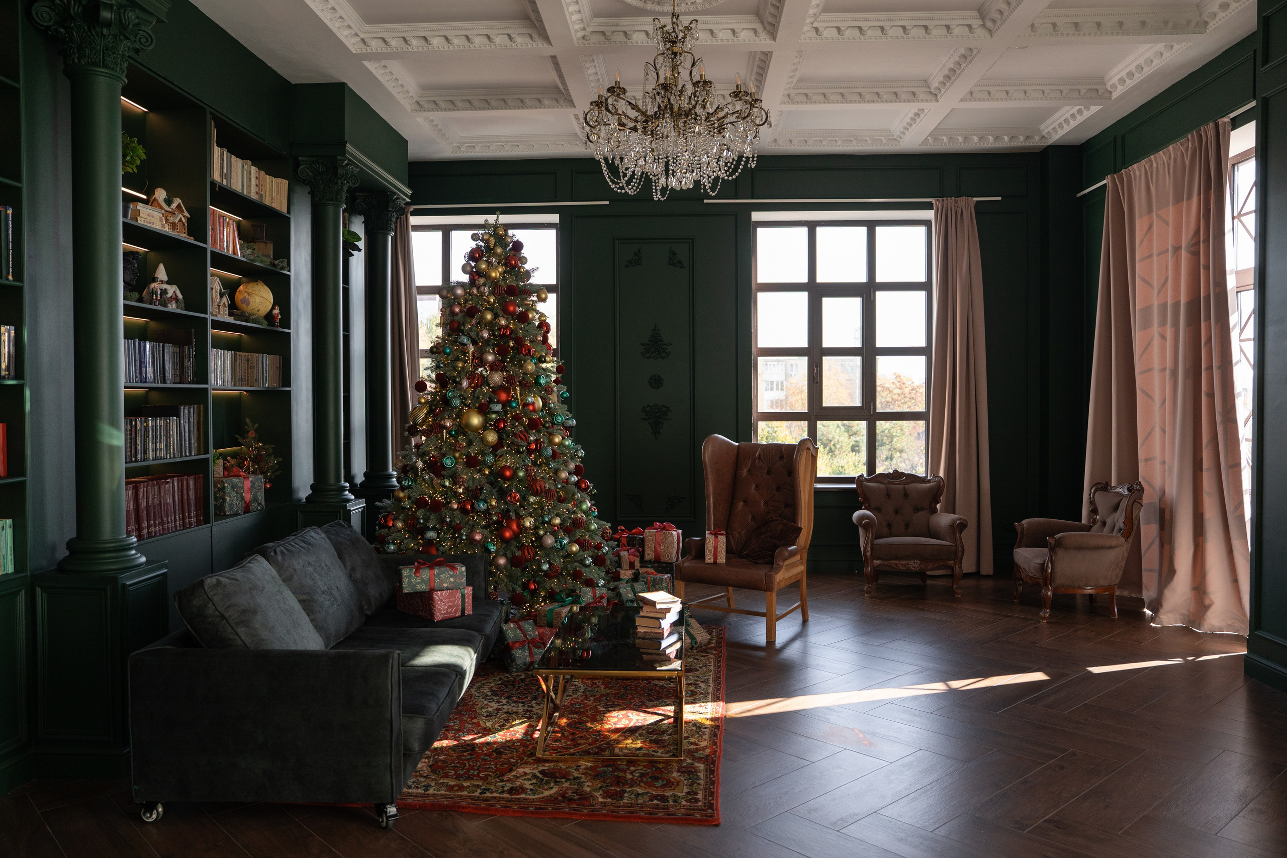 Фотостудия «Леона» зал Библиотека