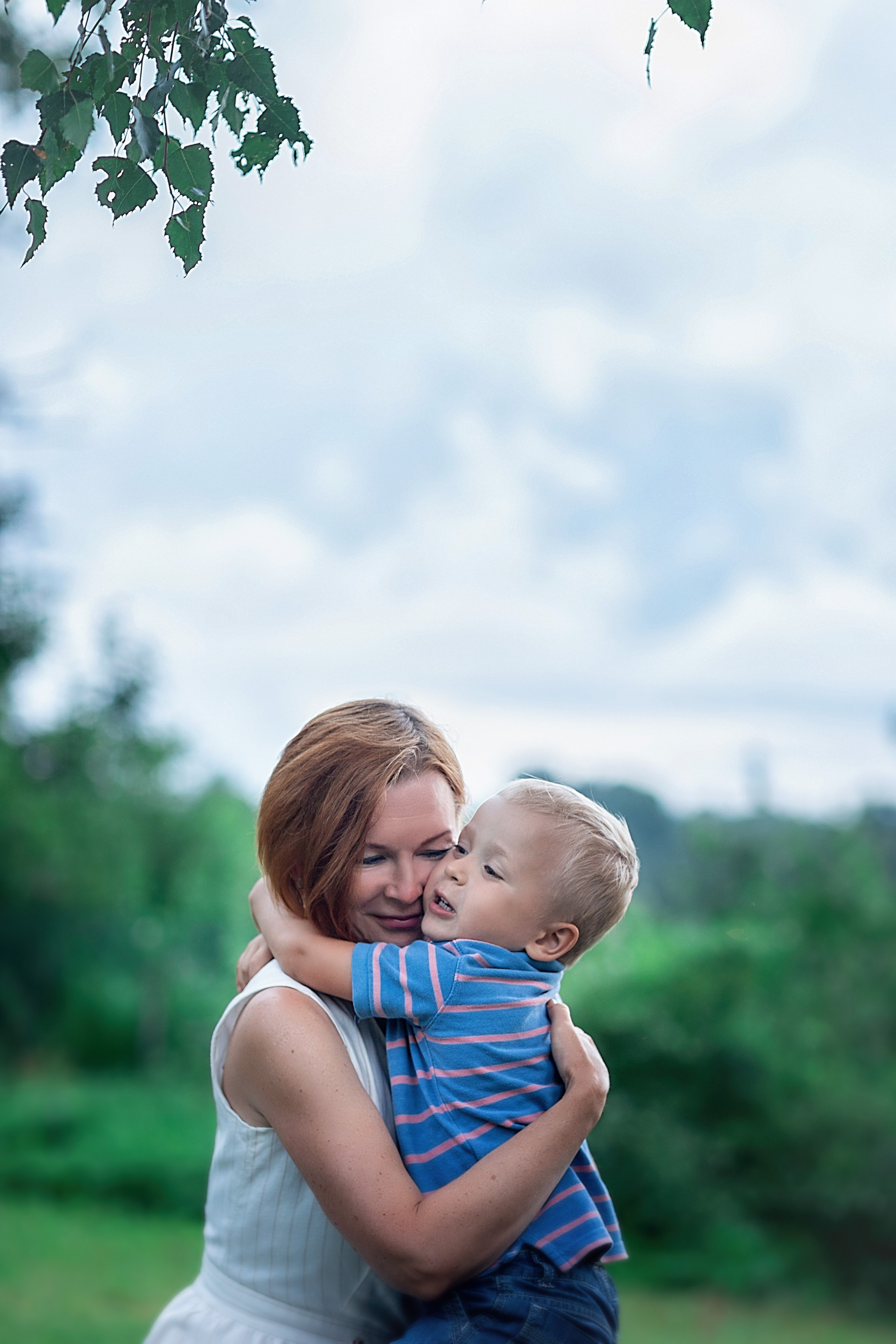 Юлия с дочкой и сыном. Семейный фотограф в Санкт-Петербурге