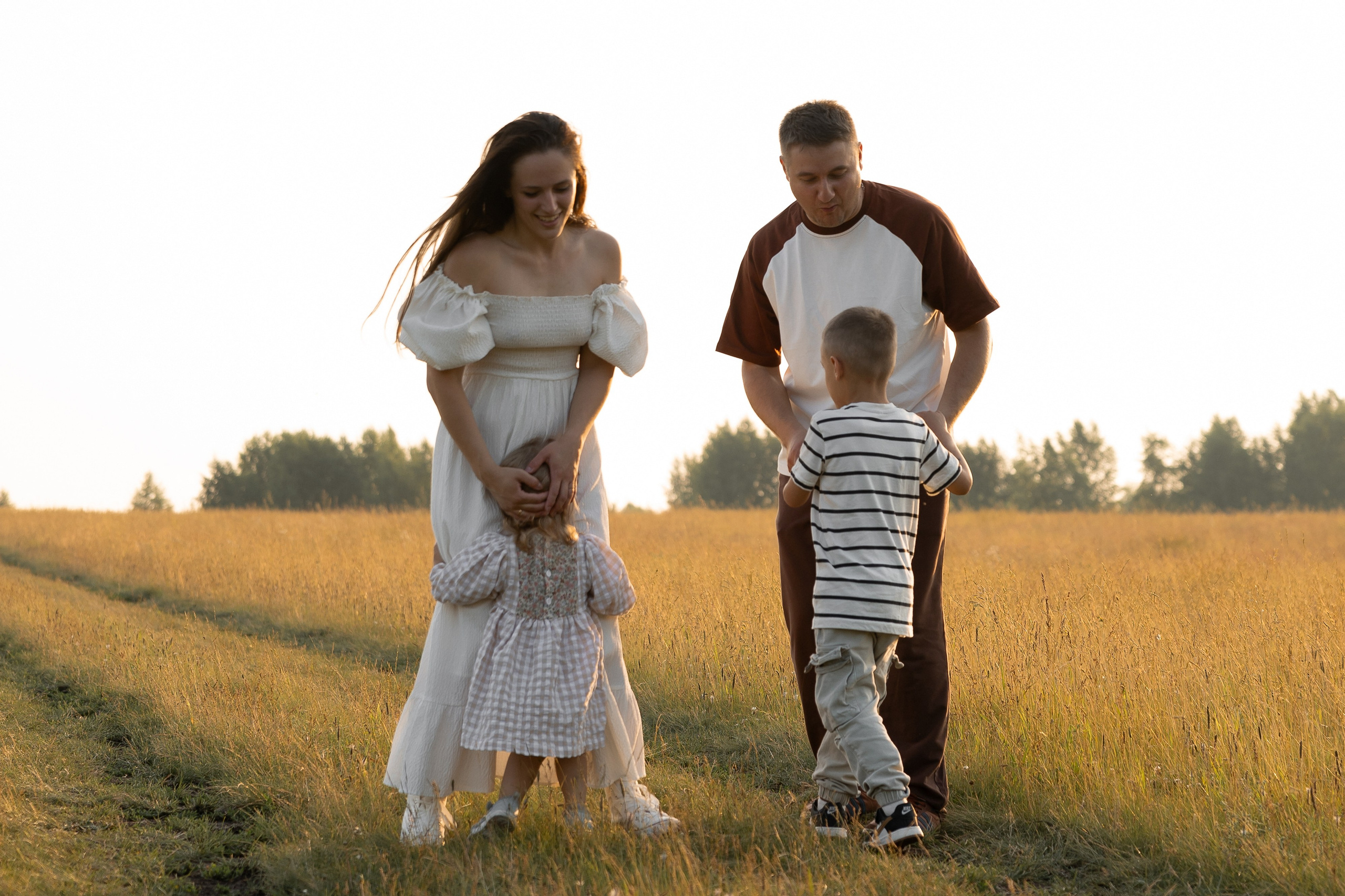 В поле. Семейный и свадебный фотограф в Челябинске Мария Леонтьева