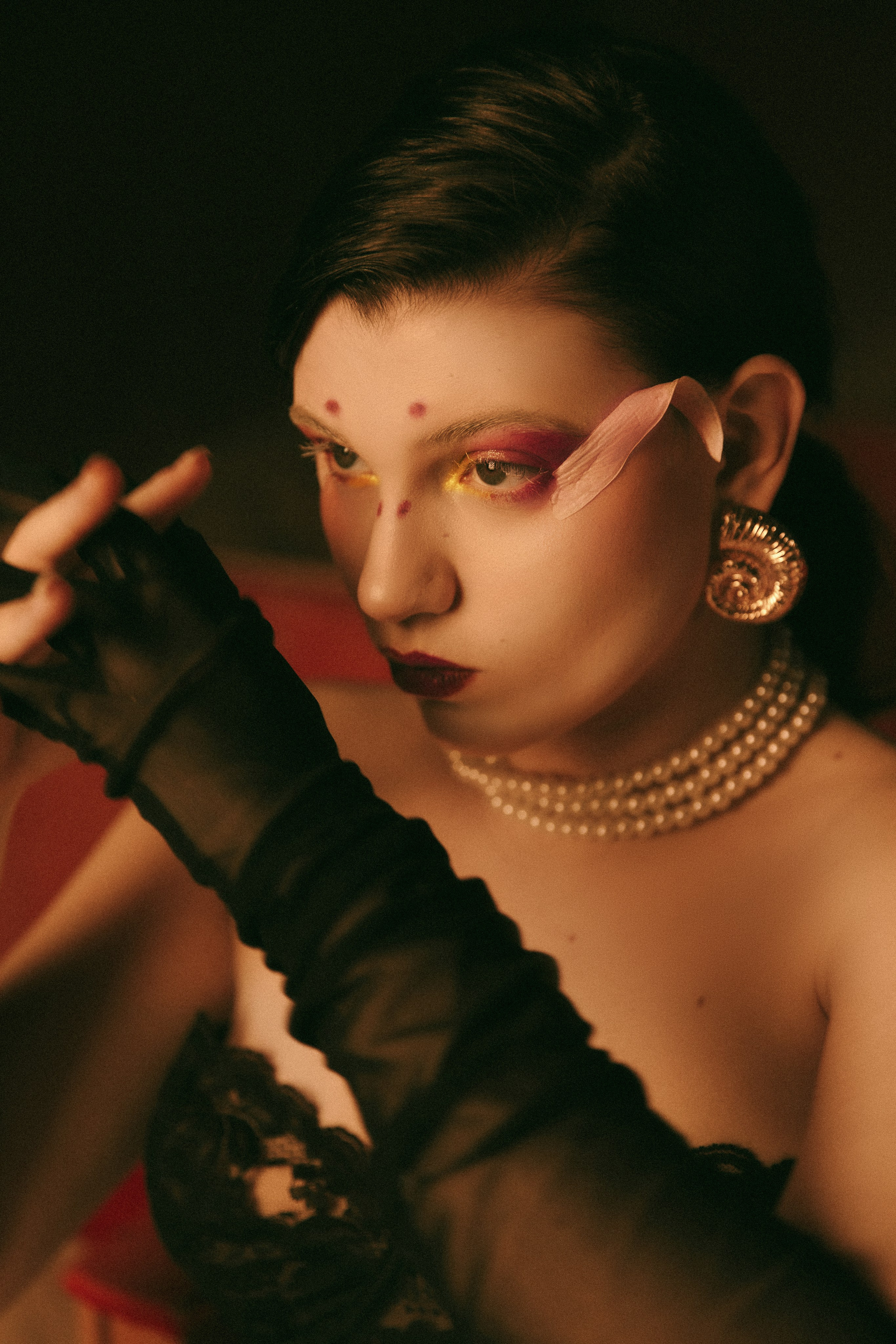 Floral étude. Rosebud. core production