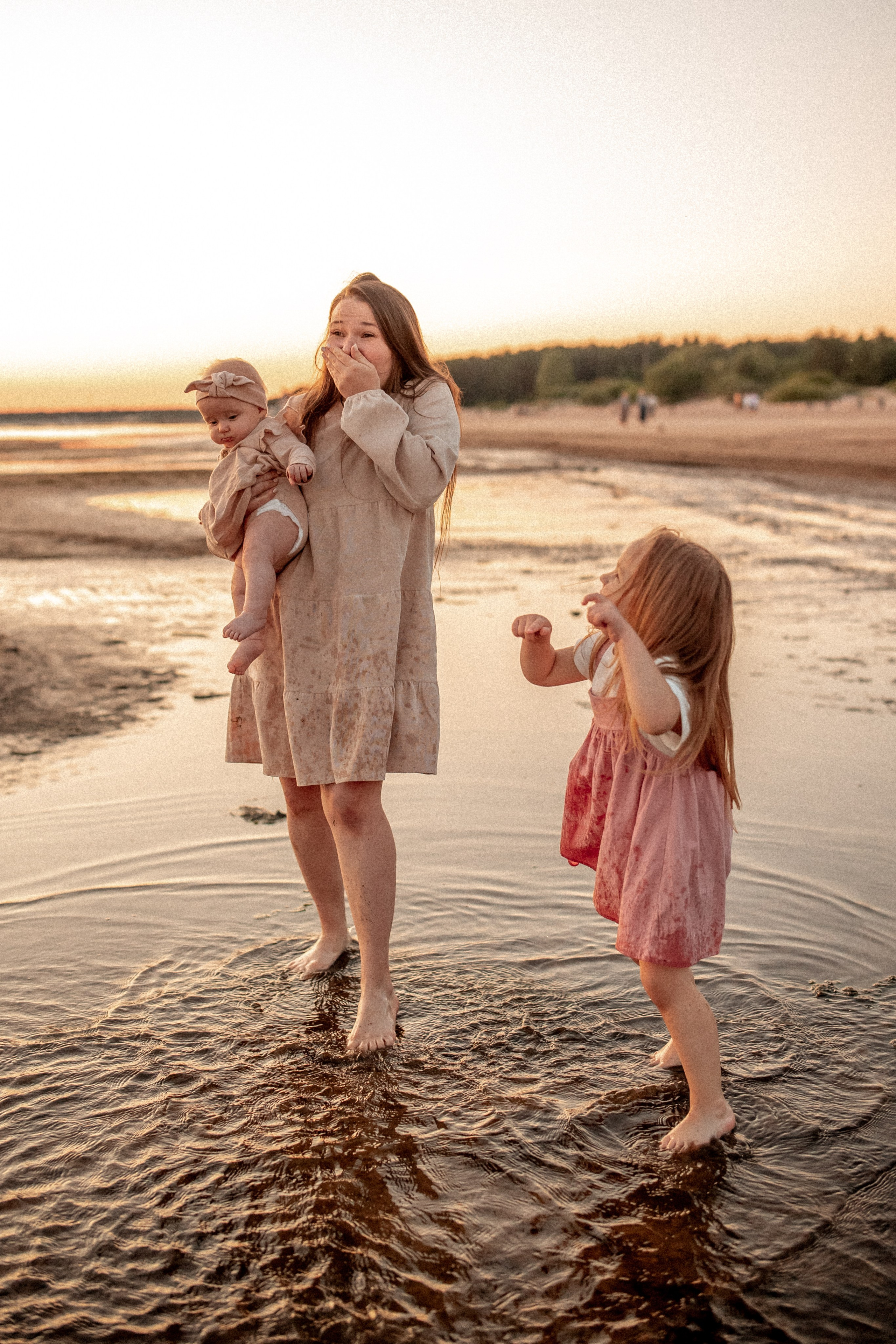 Андрей, Ксения и девочки. Свадебный и семейный фотограф в Санкт- Петербурге