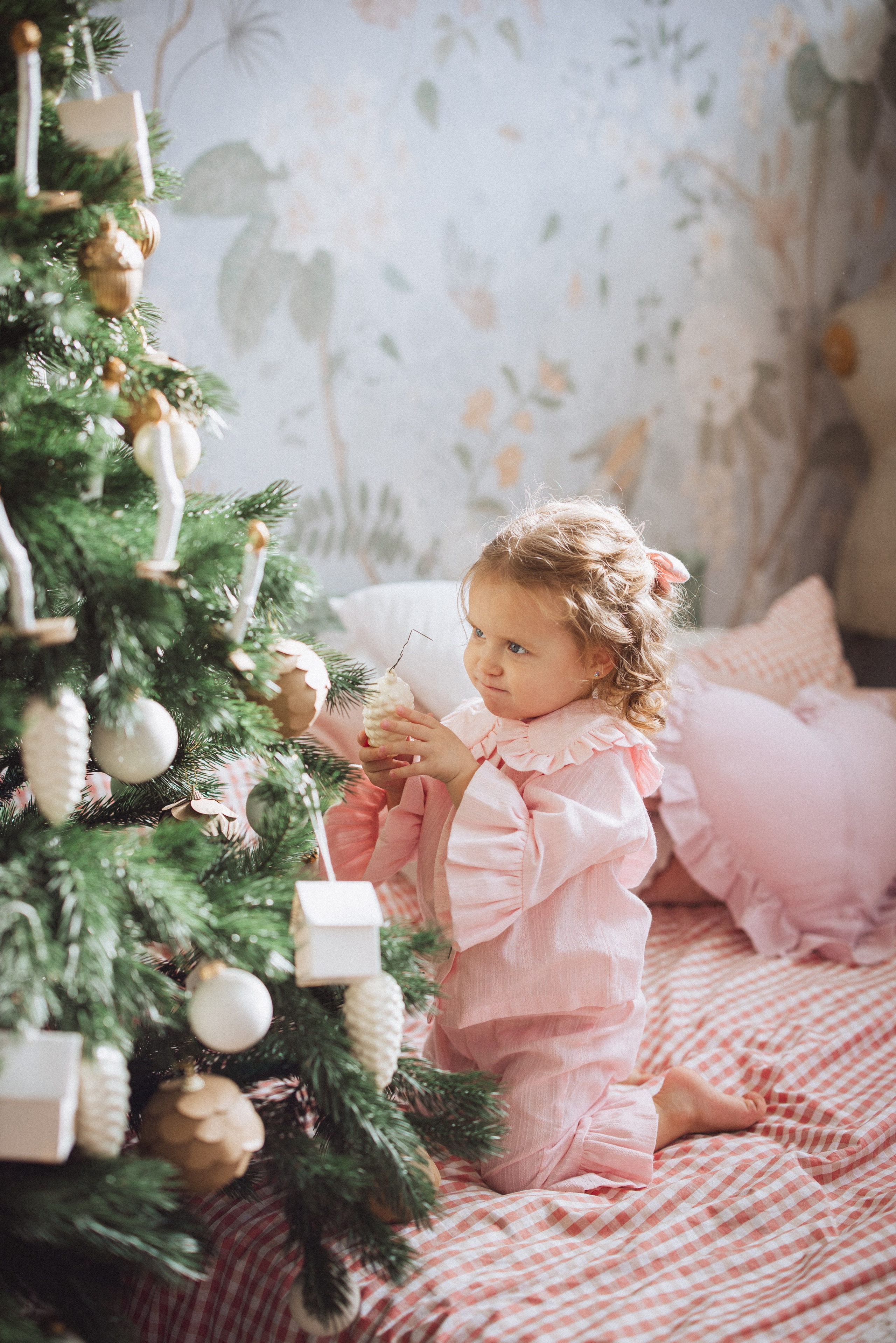Новогодняя фотосессия в стиле Винтаж. Семейный и детский фотограф в Краснодаре Анна Трашкова