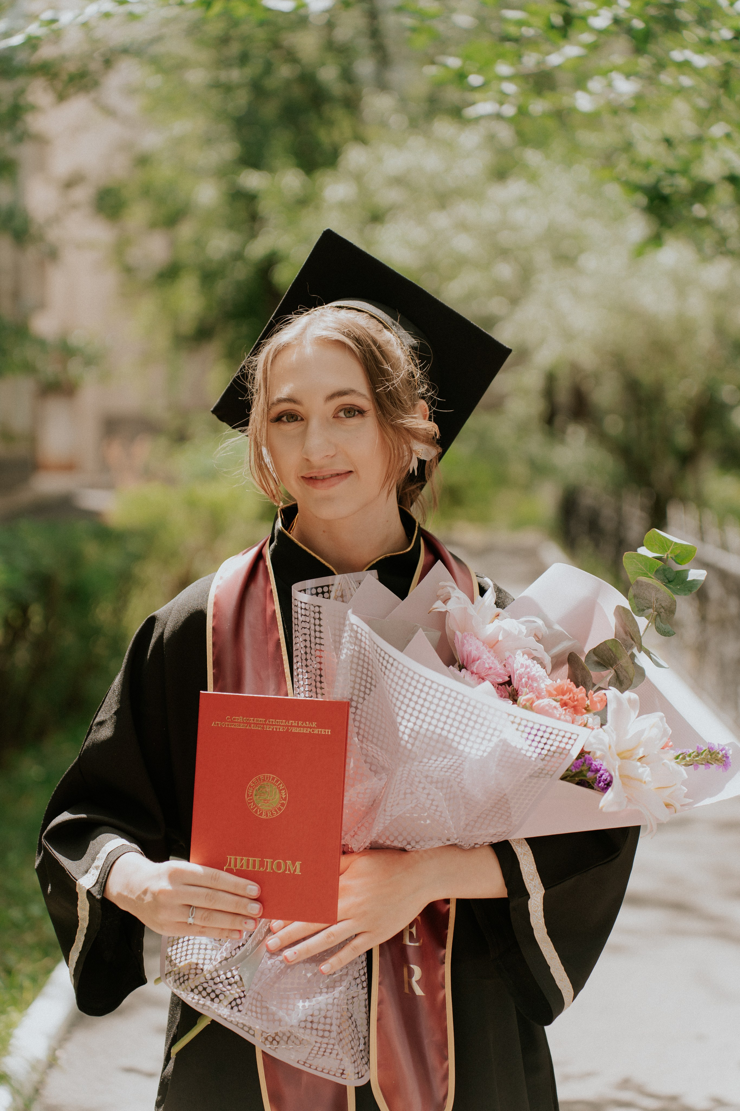 Выпускной Аграрный унивеситет. Крис Богомазова