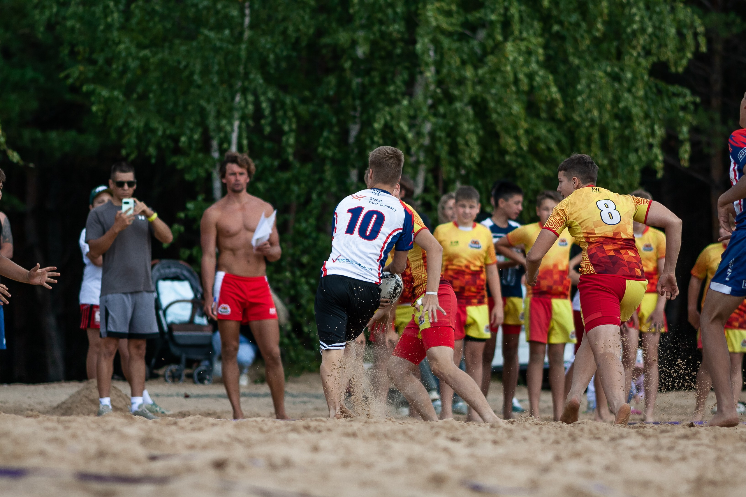 «Кубок «Молота» по пляжному Регби. Фотография