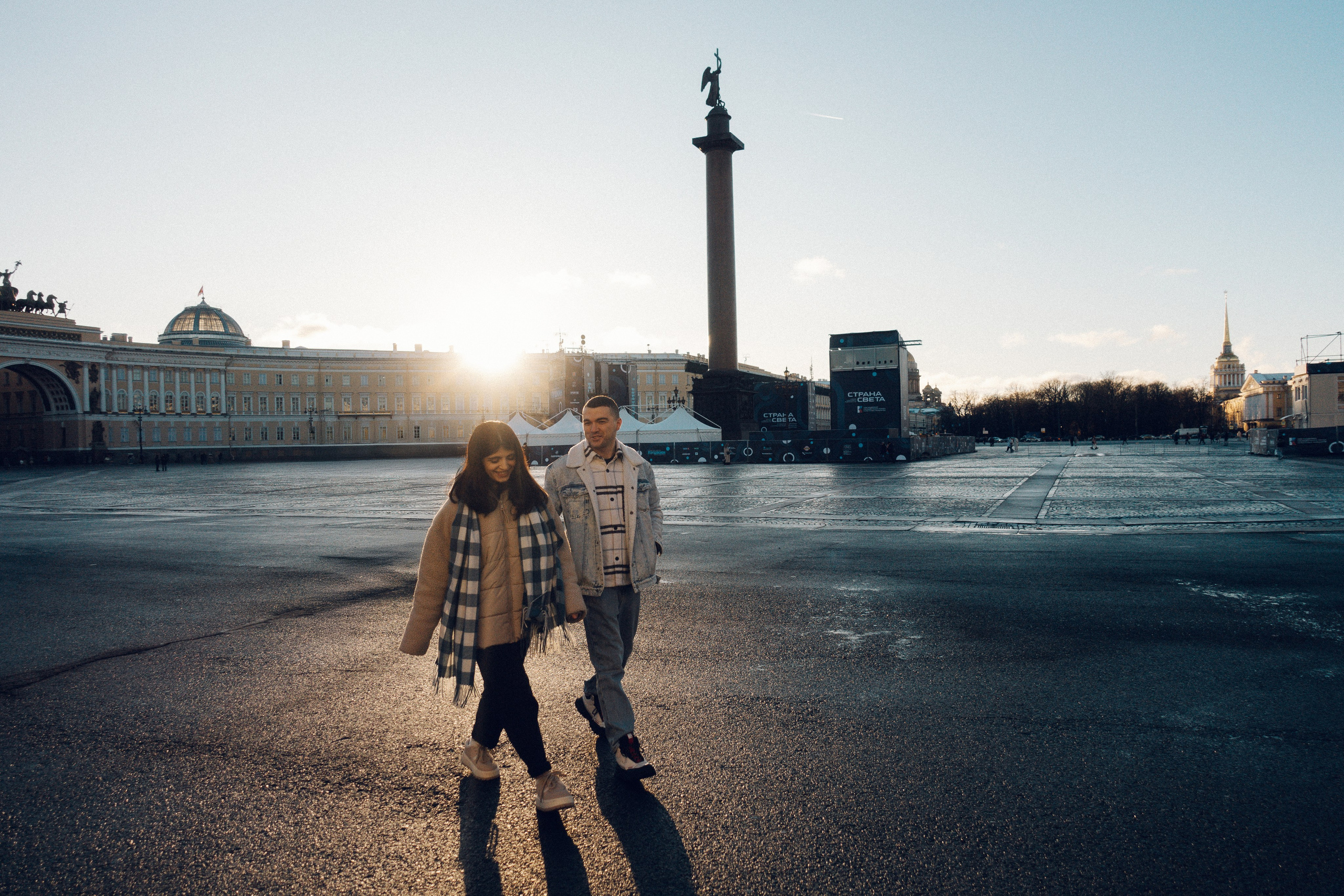 От Дворцовой к Исаакиевскому (зима). Фотограф в Санкт-Петербурге Кристина Брянская