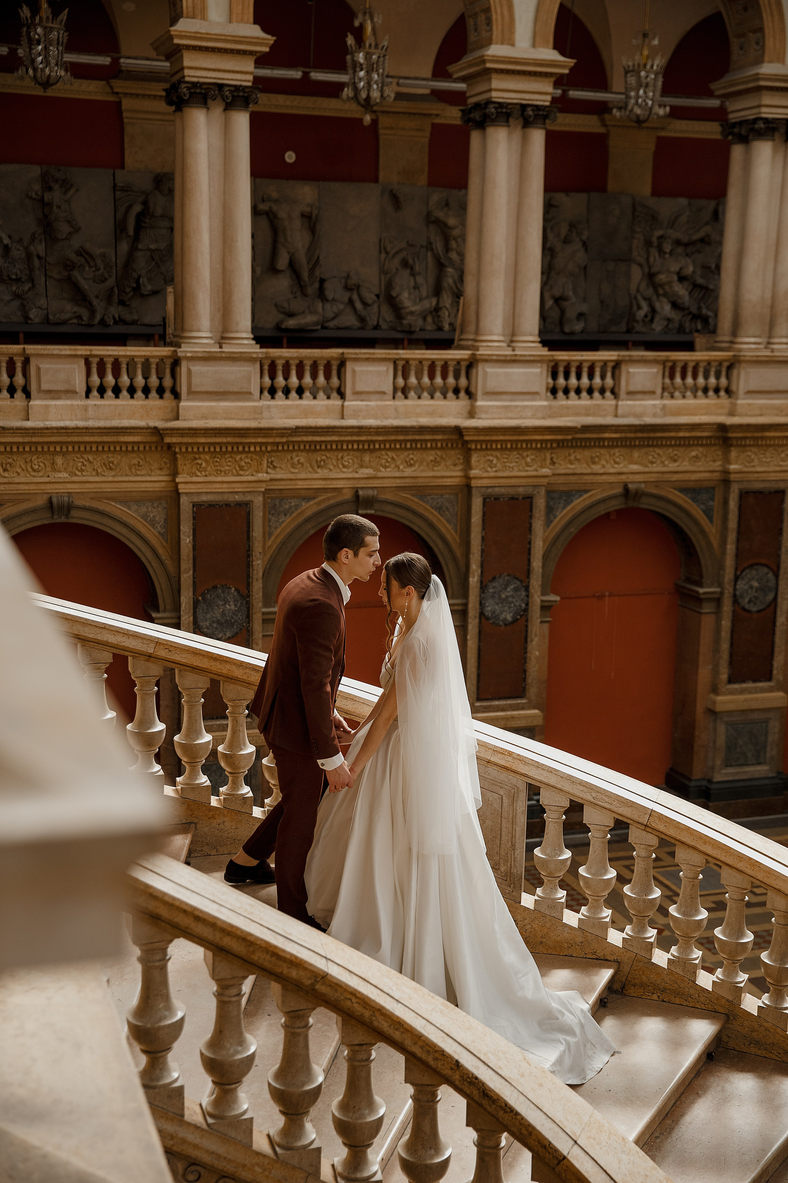 Свадебная в академии Штиглица. Свадебный фотограф Санкт-Петербург  Москва