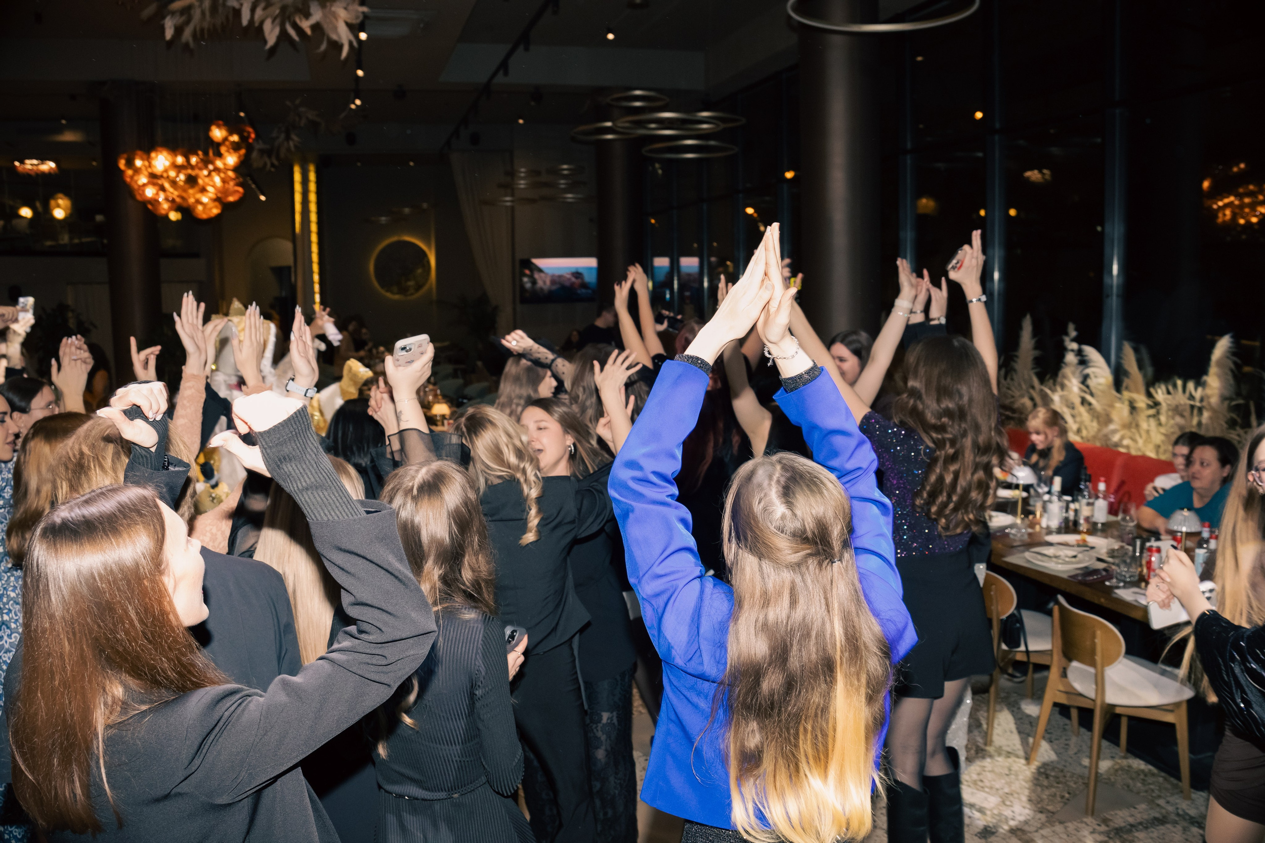 Новогодний корпоратив Альфа-Банк, ресторан Журавли