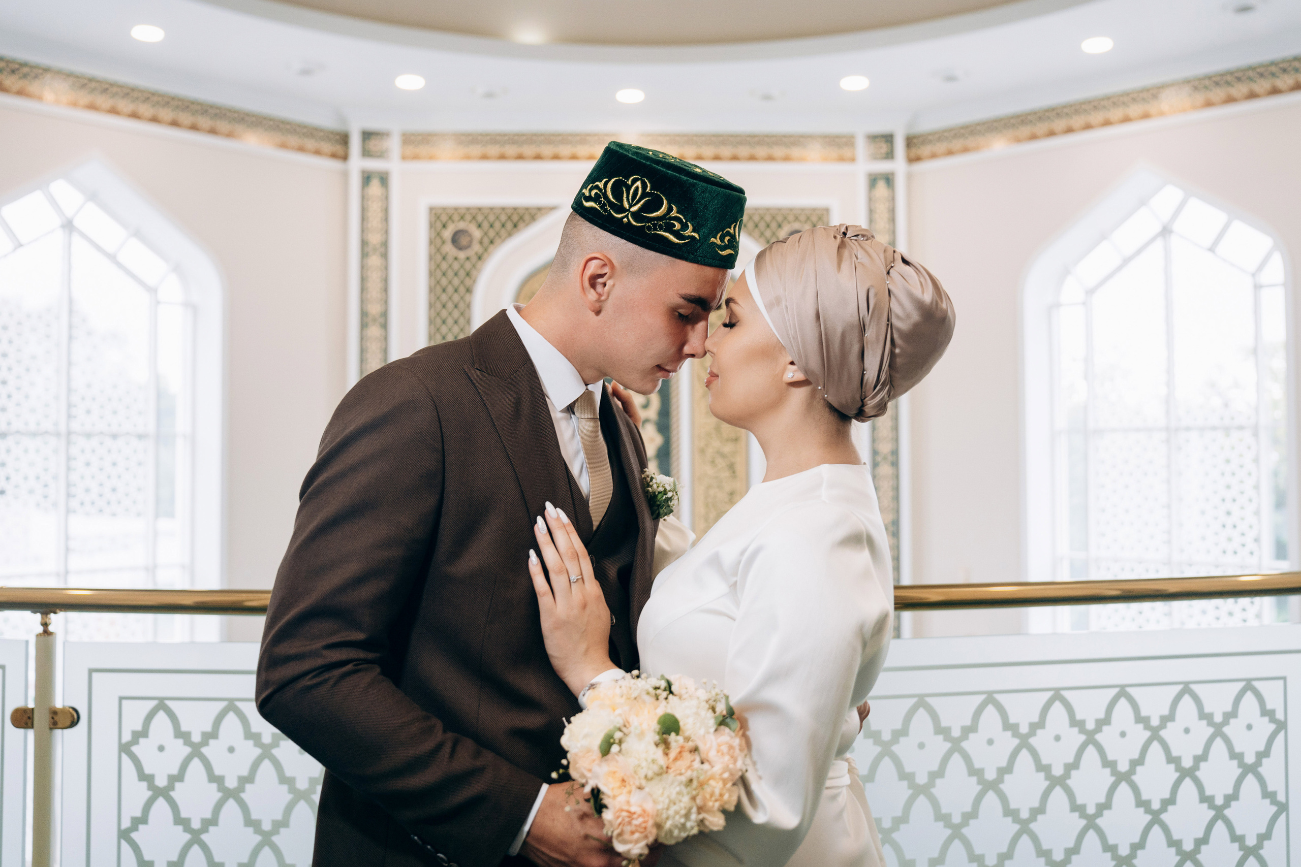 никах в мечети Рауза,  фотосессия в мечети Рауза, фотограф на никах Казань Ranas4you