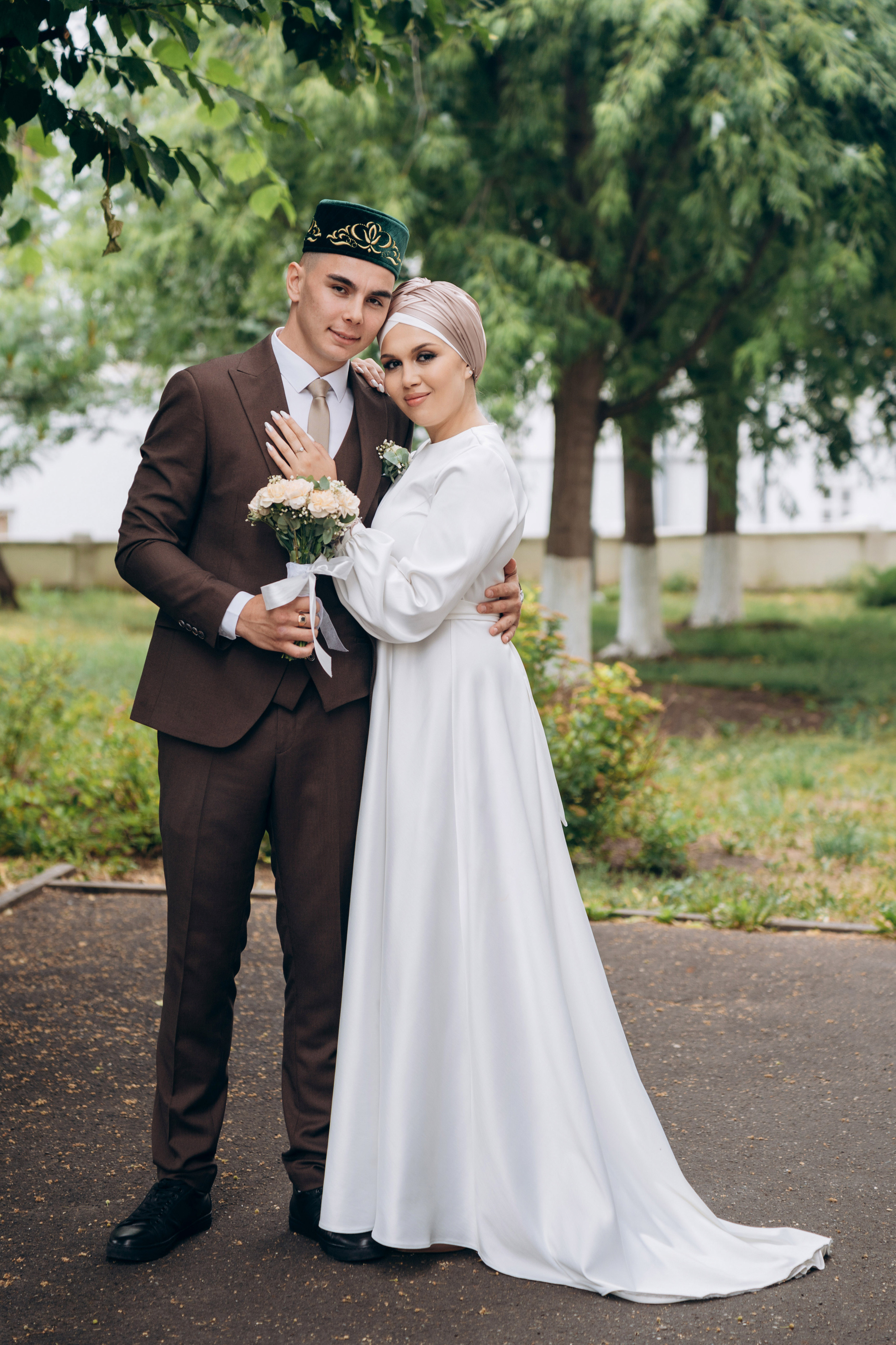 свадебная фотосессия в дворике КФУ, свадебный фотограф Казан