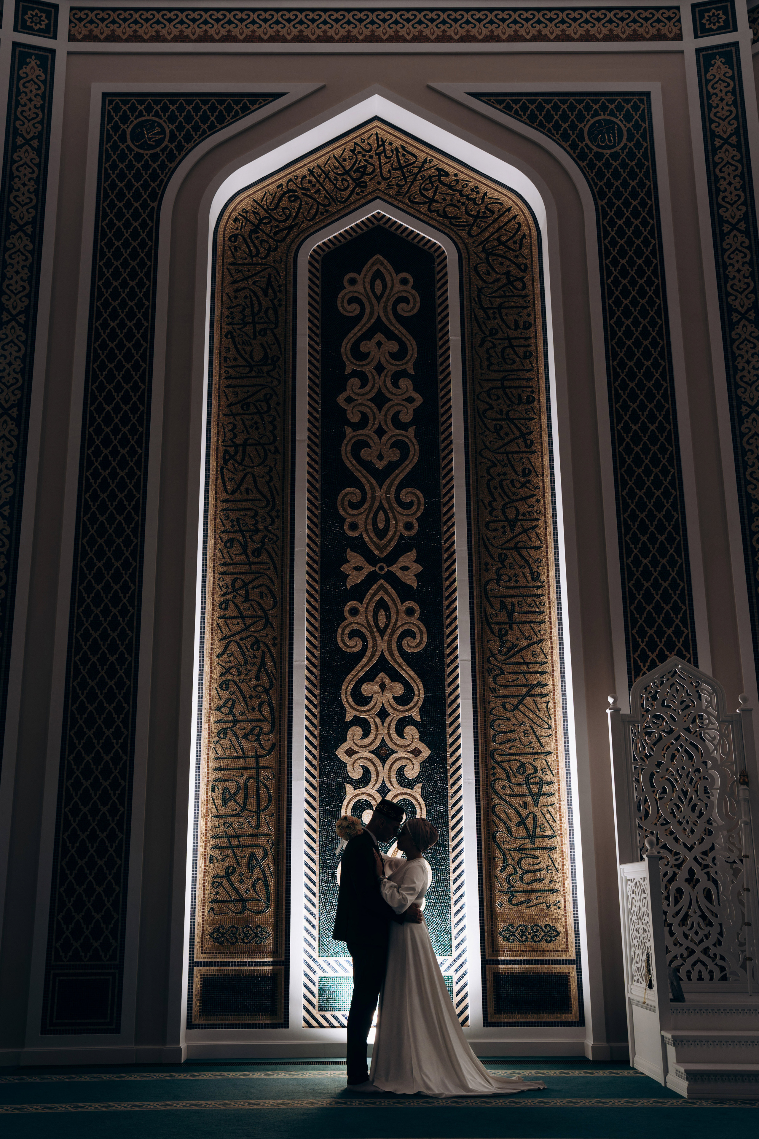 никах в мечети Рауза,  фотосессия в мечети Рауза, фотограф на никах Казань Ranas4you