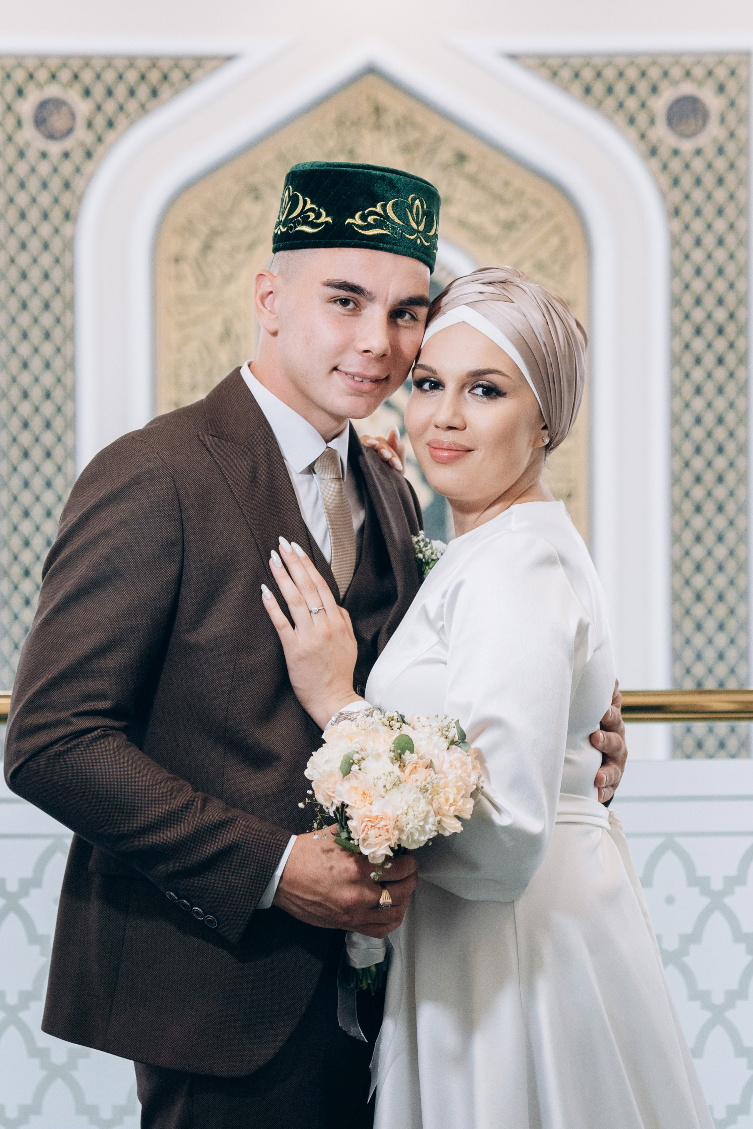 никах в мечети Рауза,  фотосессия в мечети Рауза, фотограф на никах Казань Ranas4you