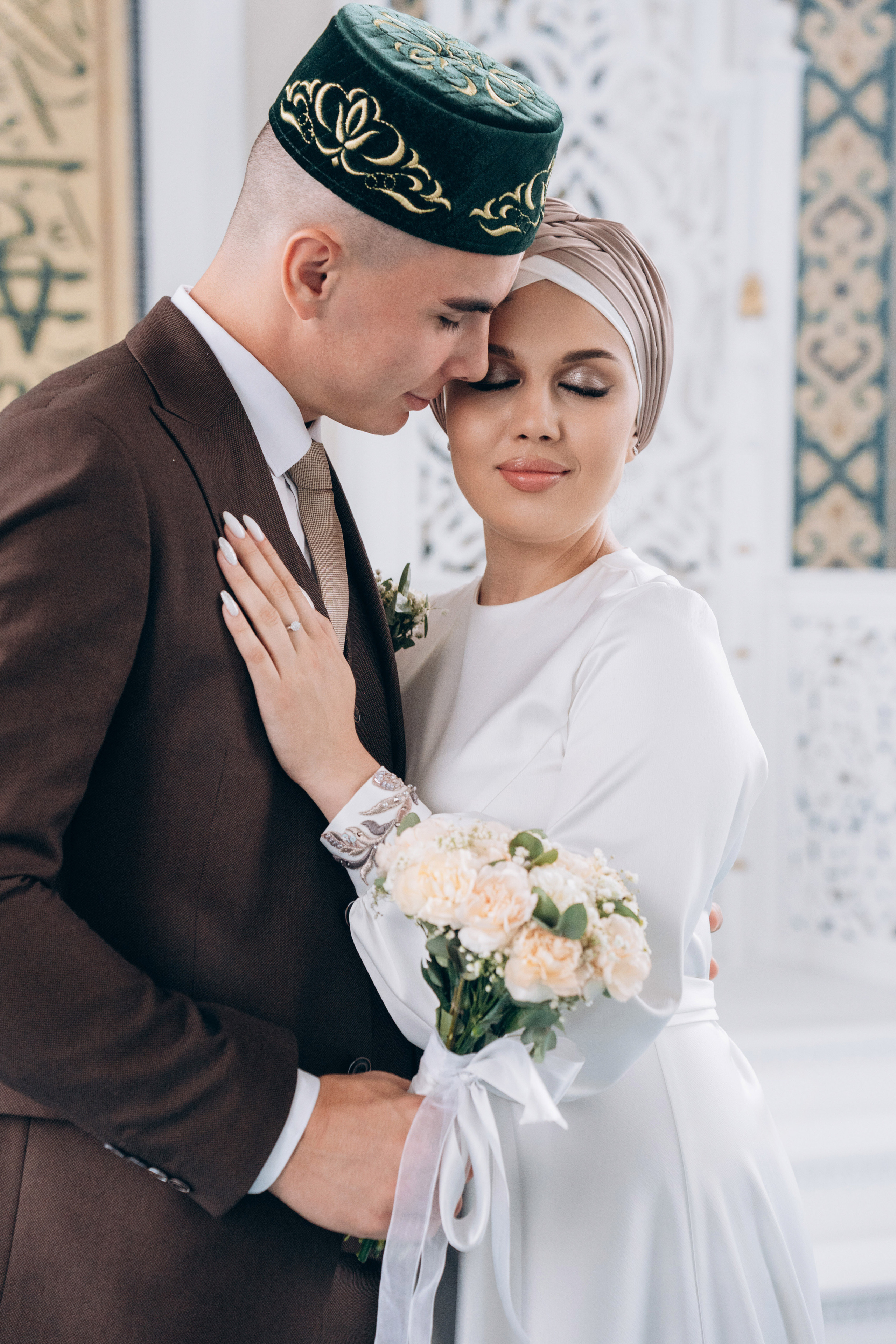 никах в мечети Рауза,  фотосессия в мечети Рауза, фотограф на никах Казань Ranas4you