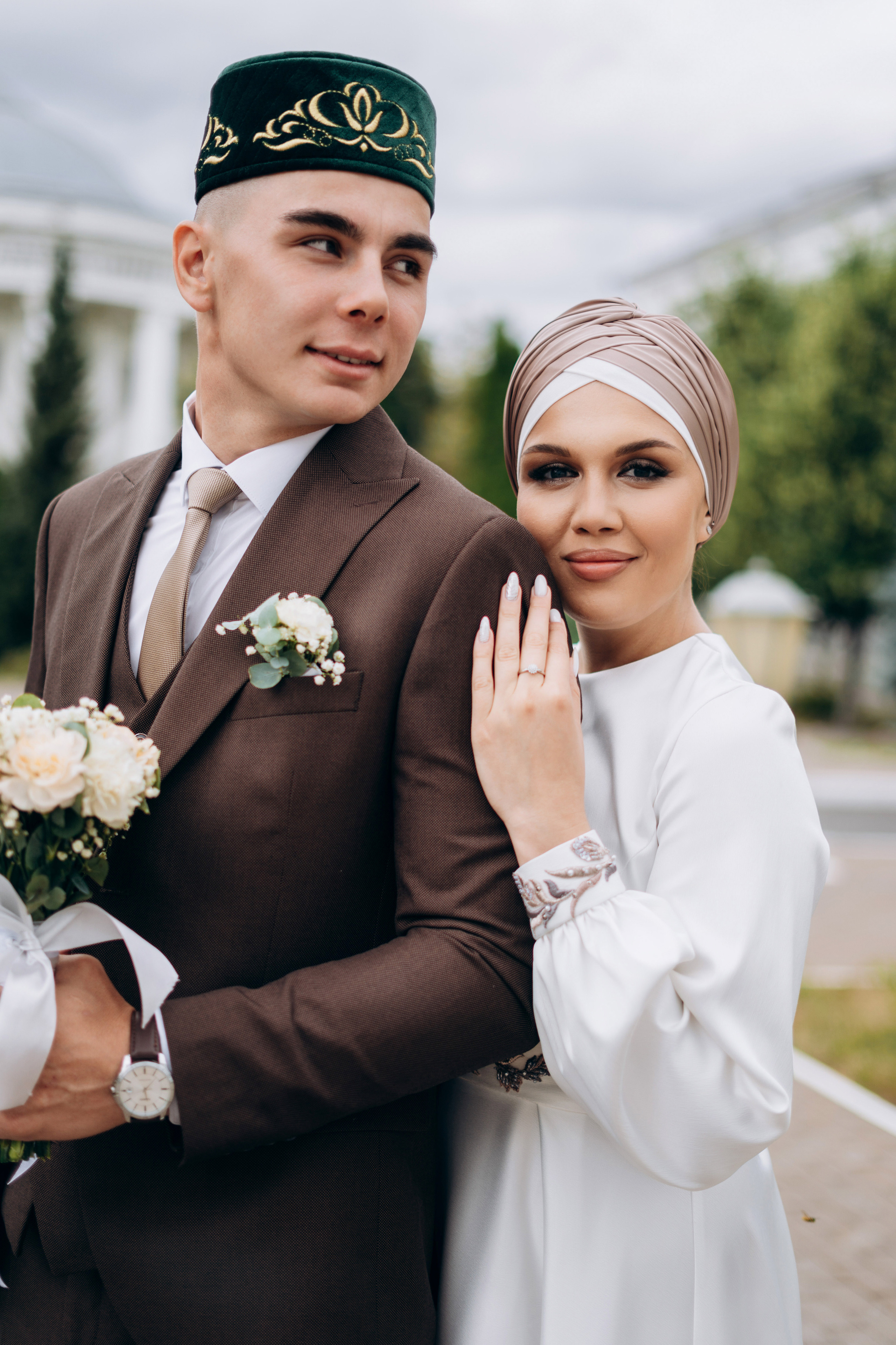 свадебная фотосессия в дворике КФУ, свадебный фотограф Казань