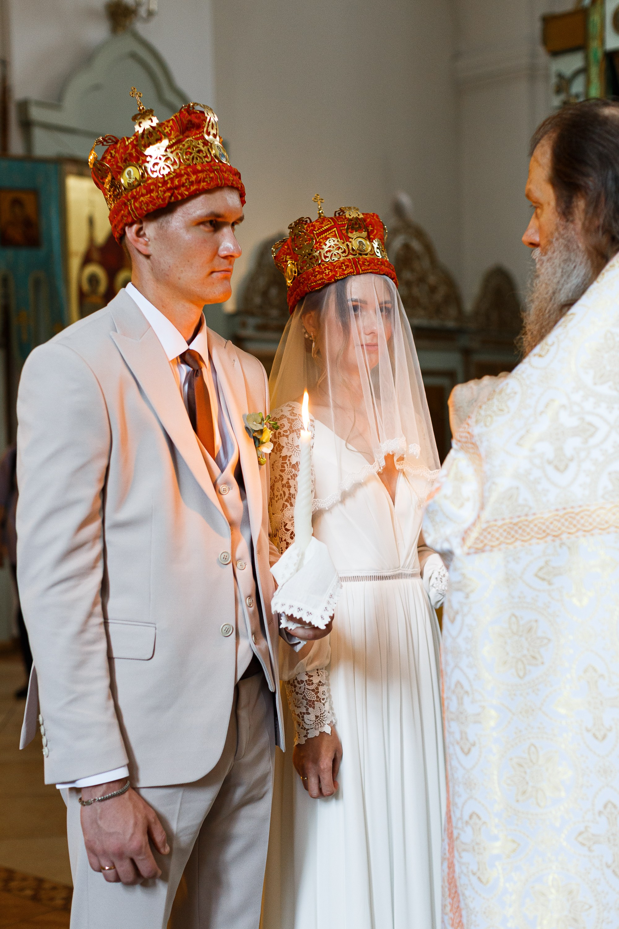 Венчание в храме Живоначальной Троицы на Шаболовке