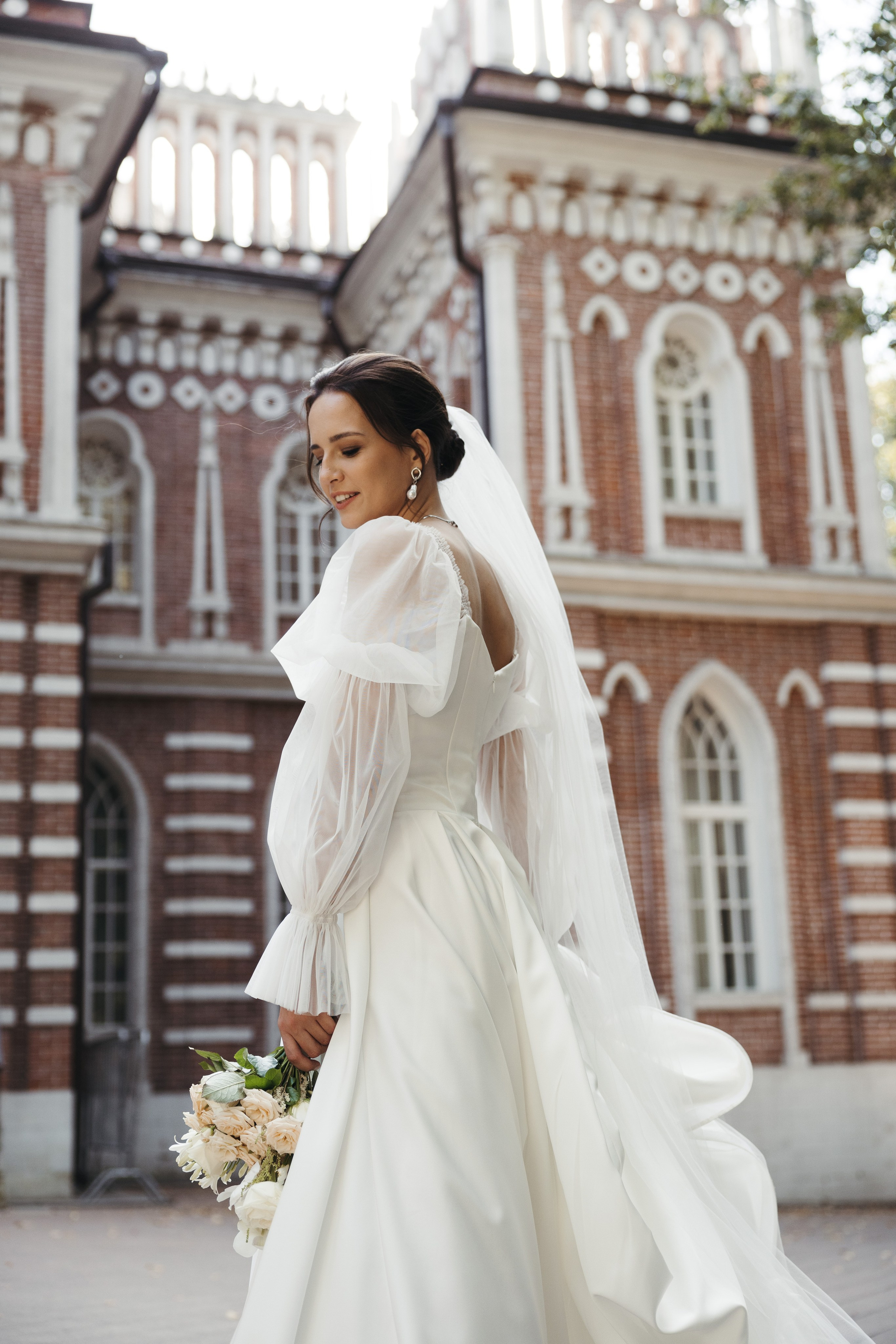Свадебная фотосессия в парке Царицыно, Банкет в ресторане Пантеон. Свадебный фотограф Москва Анастасия Храмова