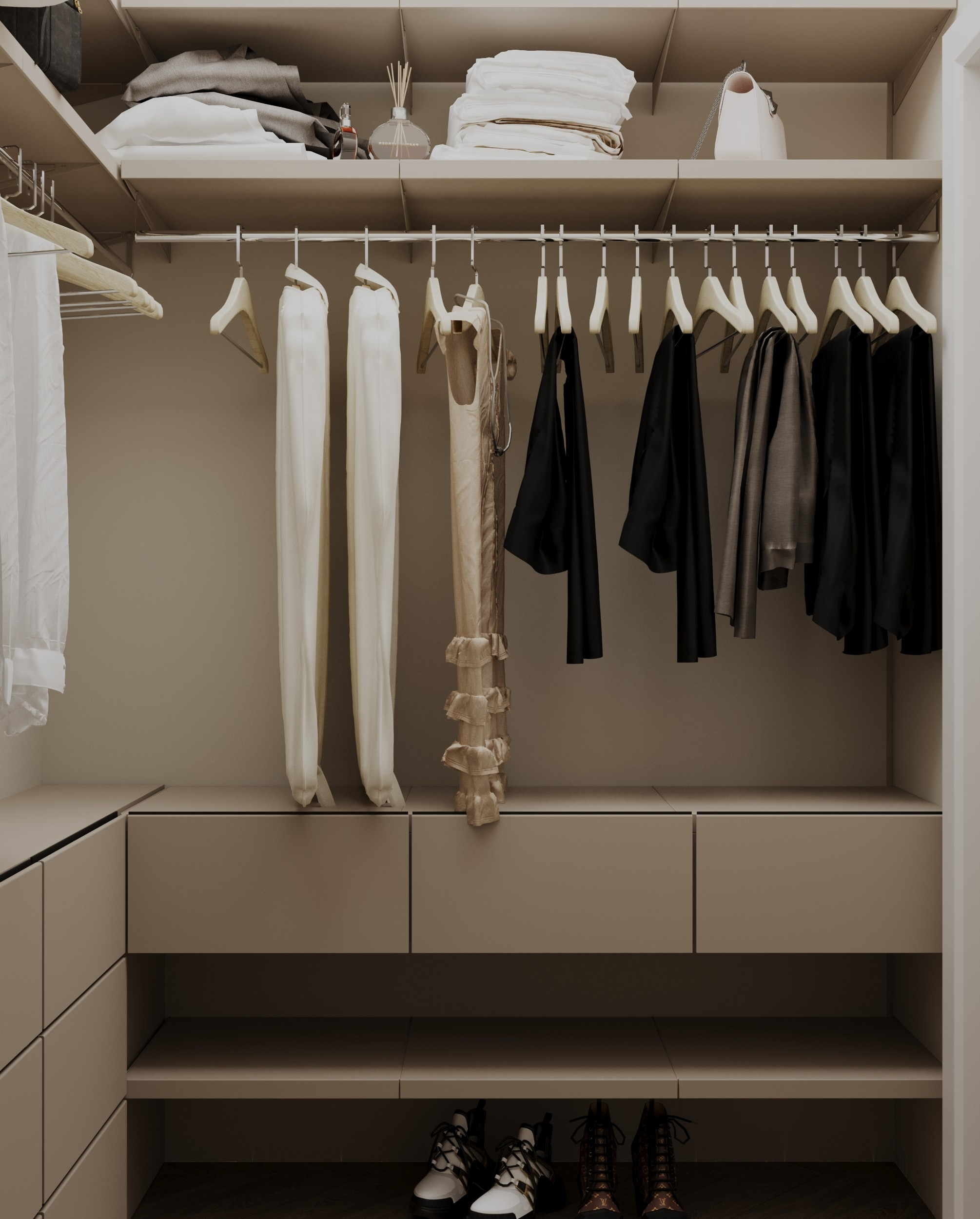 Спальня. 3D Визуализация интерьеров жилых и коммерческих помещений