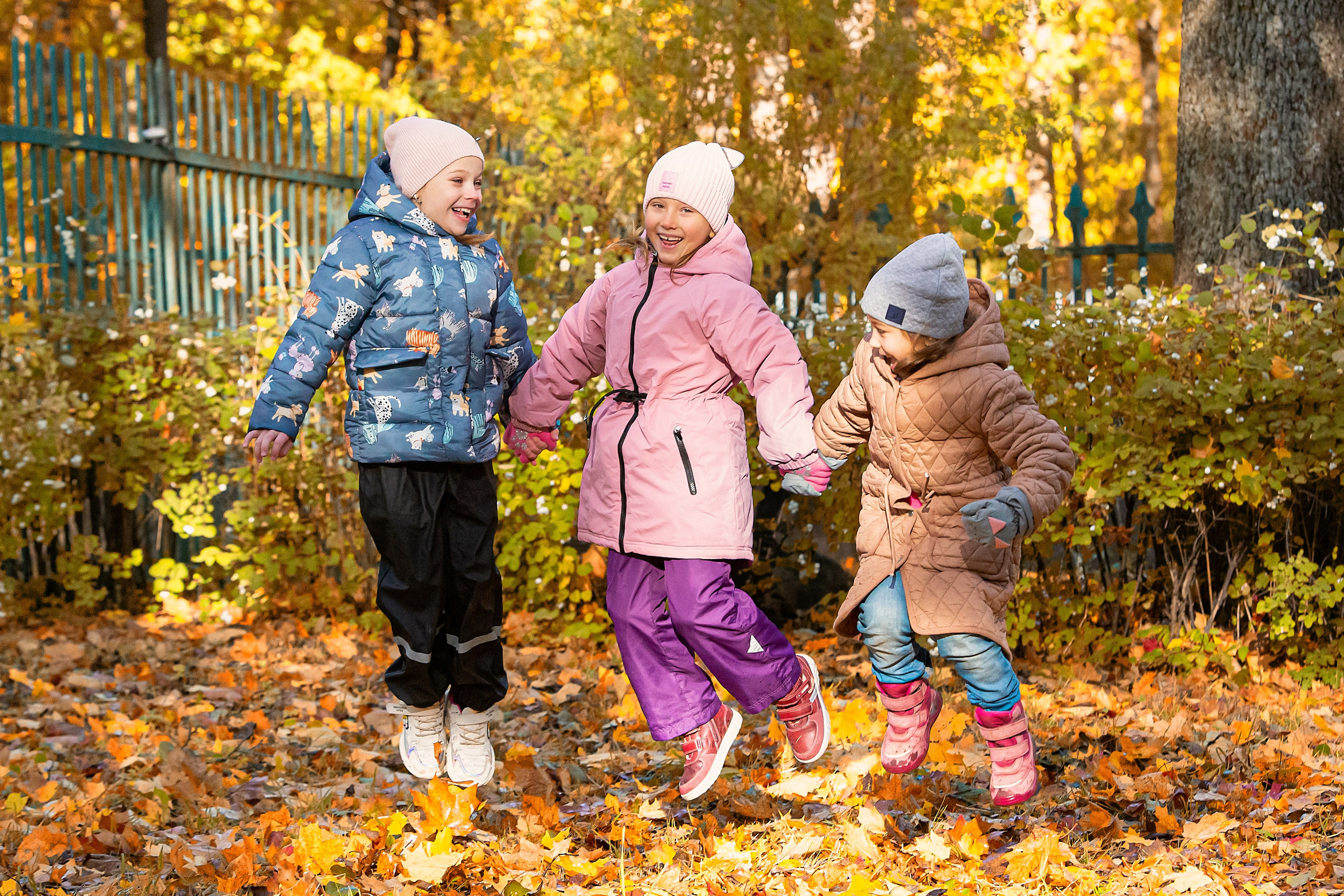 Осень в детском саду. Свадебный, семейный, детский фотограф в Санкт-Петербурге