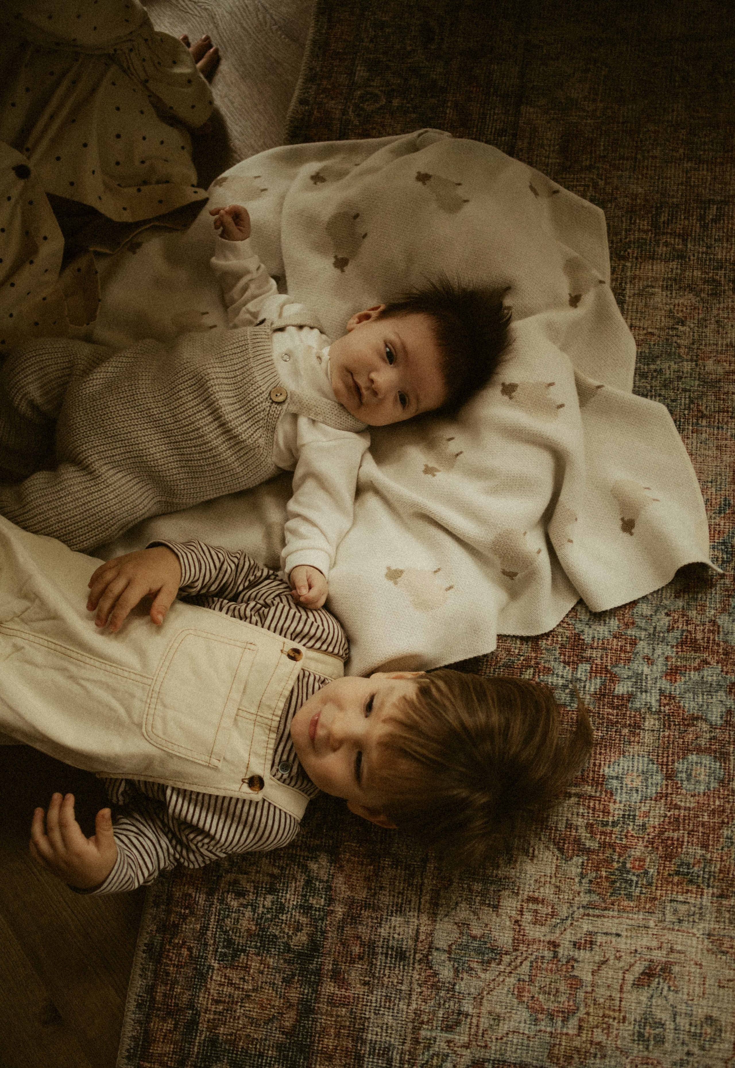 Семейная новогодняя фотосессия дома. Семейный фотограф в Краснодаре