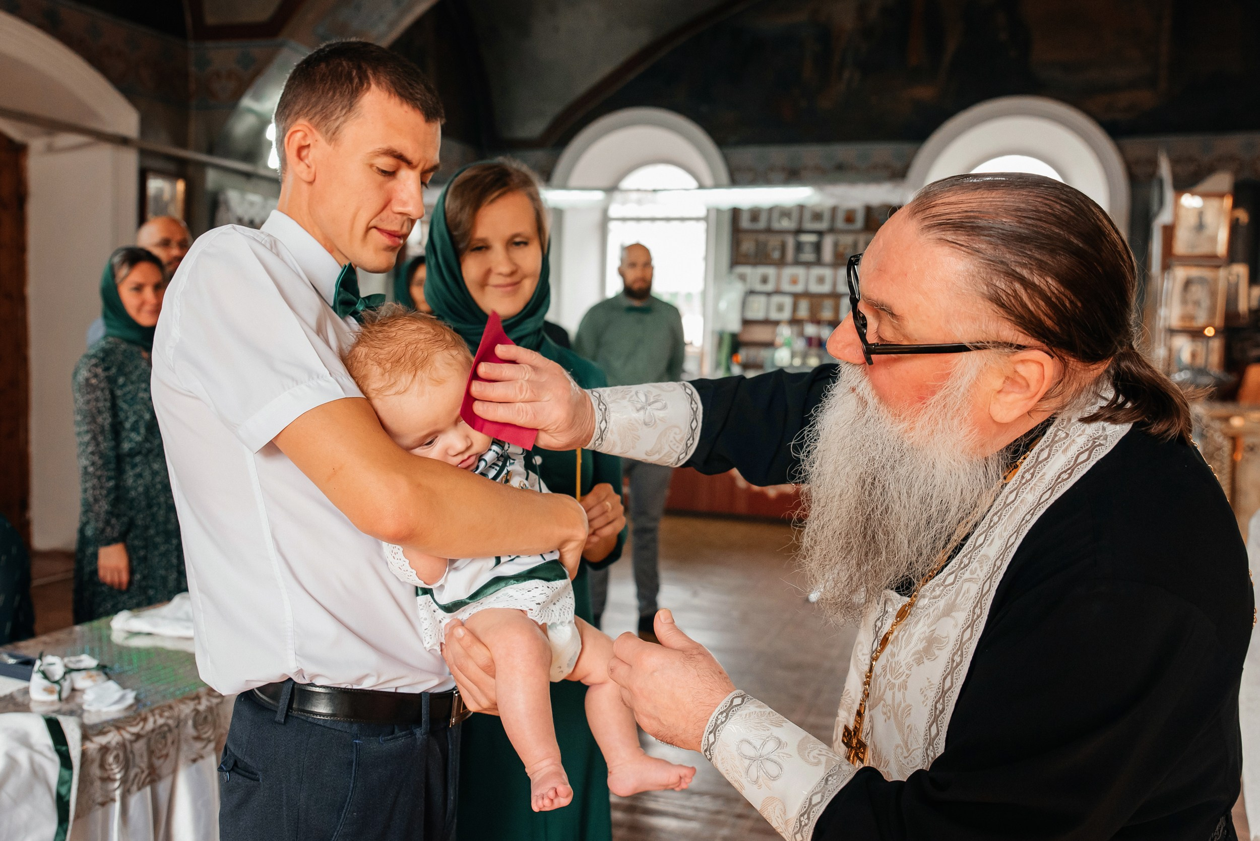 Крещение Георгия. Свадебный и семейный фотограф в Туле Анастасия Чаликова