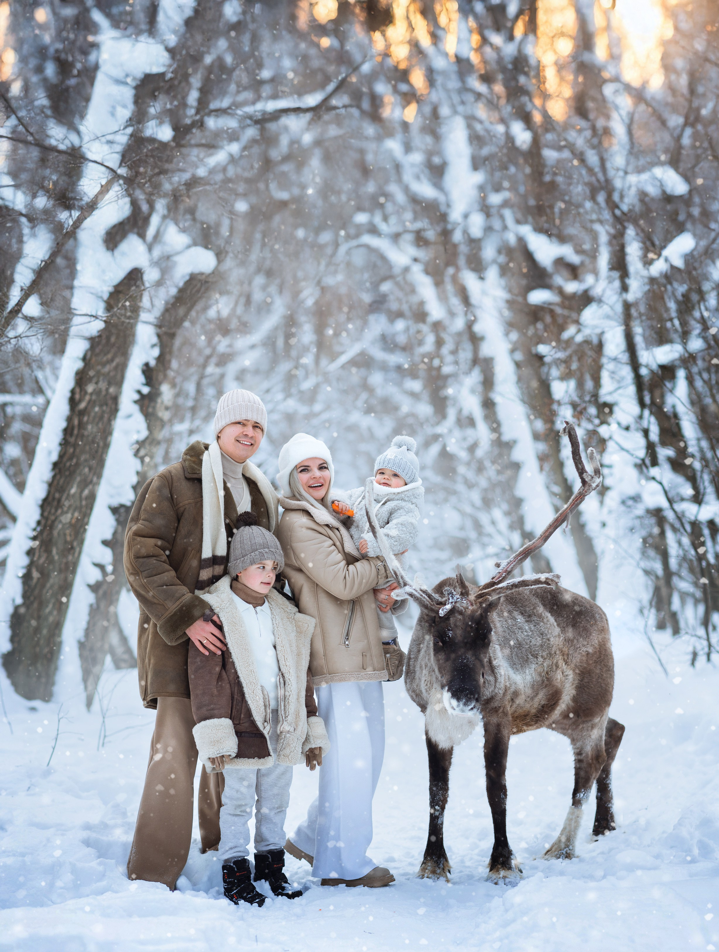Фотосессии с оленями. Фотограф Лия Милк | Москва, Подмосковье
