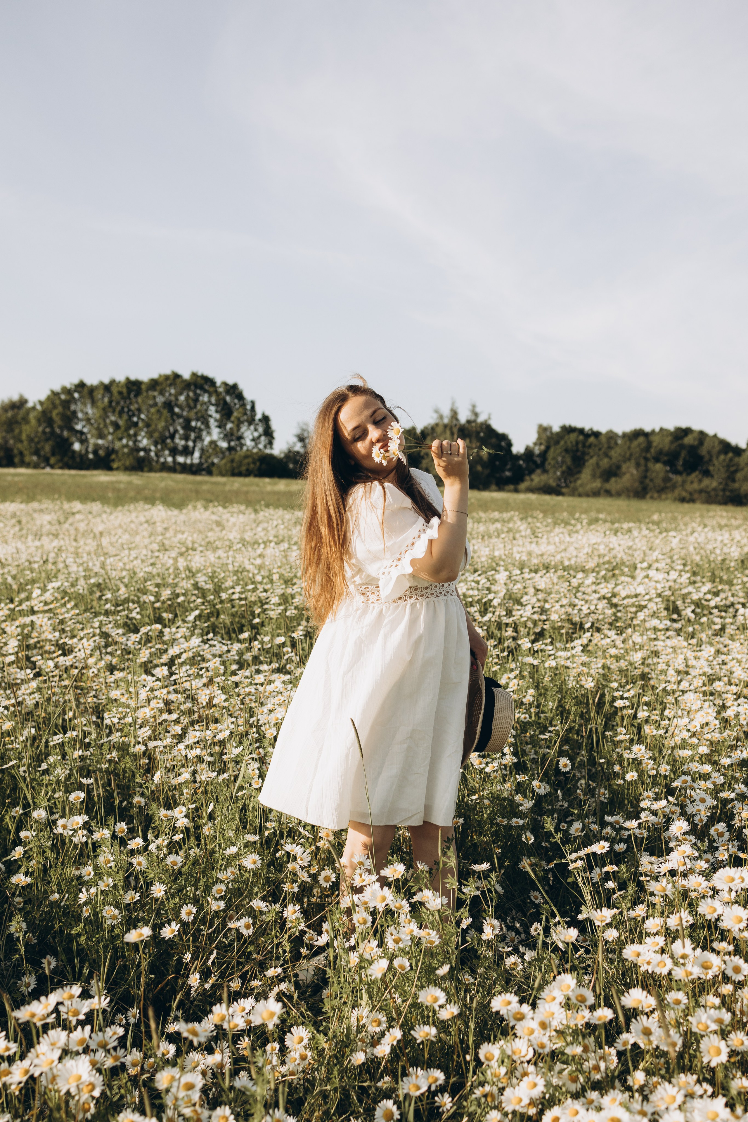 Маша и ромашки. Семейный фотограф в Москве Виктория Ястребинская