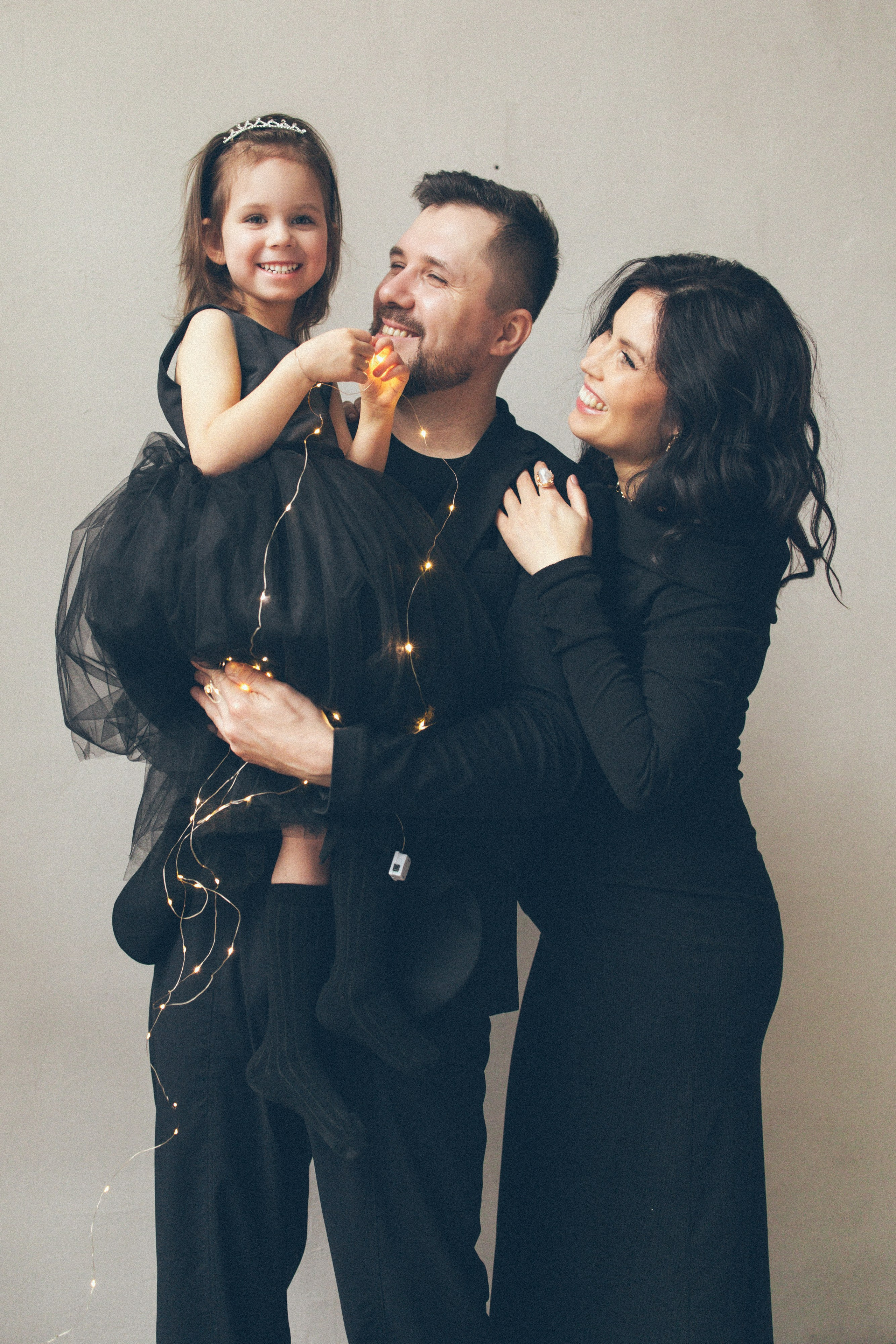 В черном. Детский семейный фотограф в Москве Светлана Микадзе