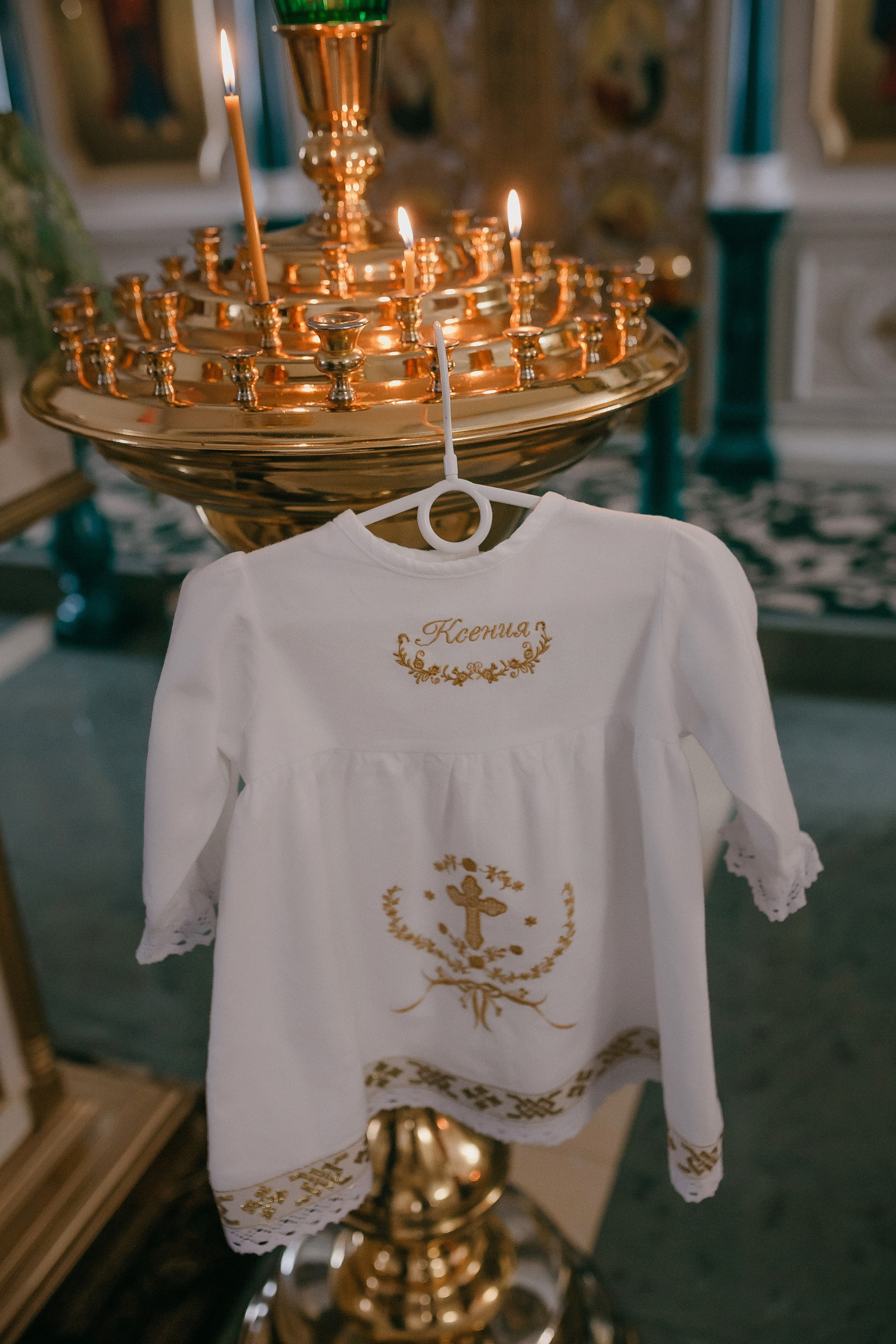 Крещение Ксении. Храм Симеона Верхотурского п.Барсово. Семейный фотограф в Сургуте