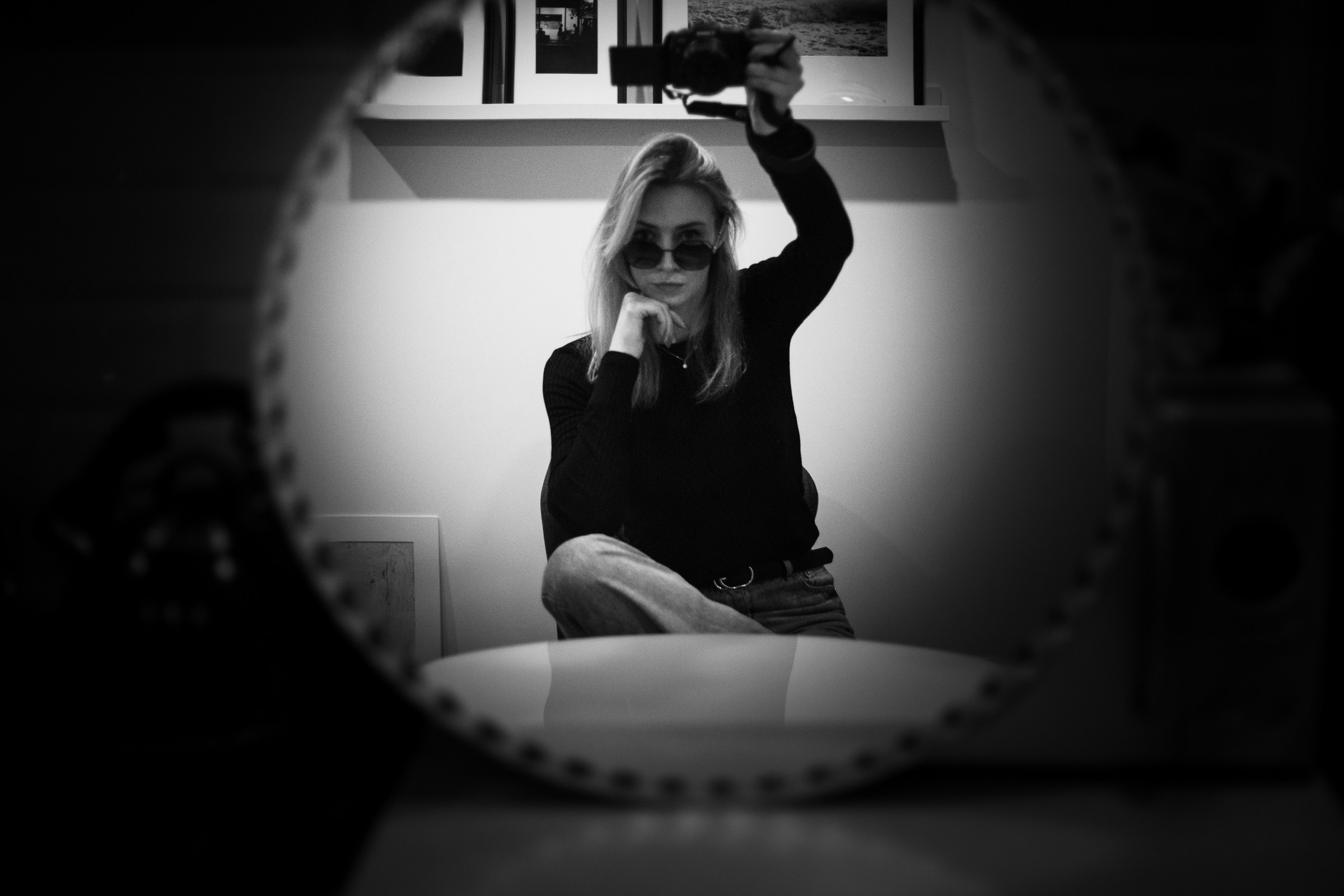 Selfportraits. Street photographer Ksenya Loboda