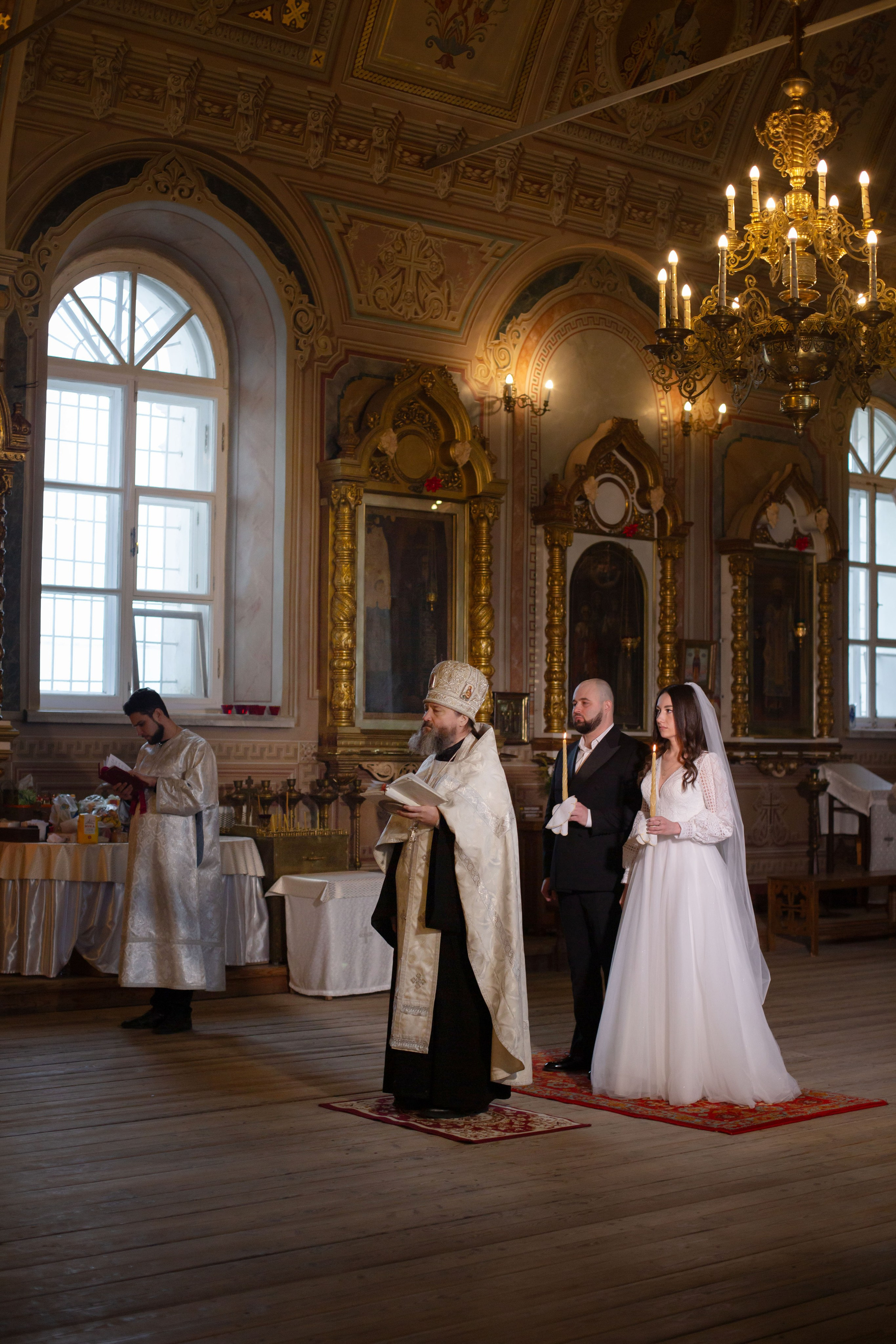 Венчание Дмитрий и Елена Воскресенский храм. Семейный и детский фотограф Анна Петракова