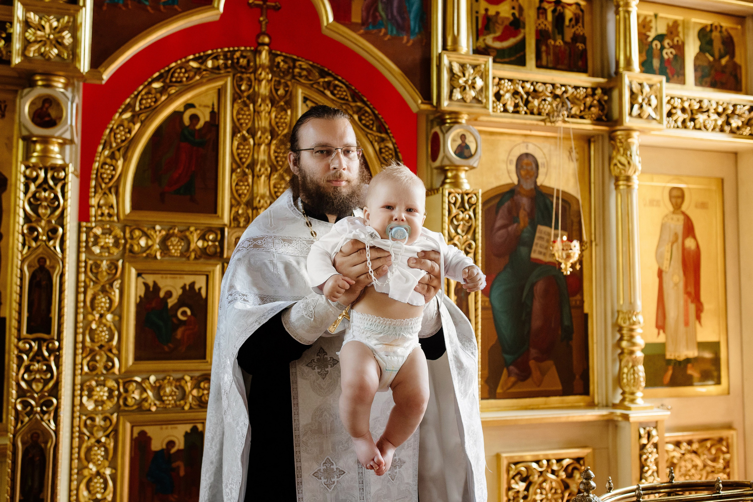 Крещение Луки. Свадебный и семейный фотограф Екатерина Иванова