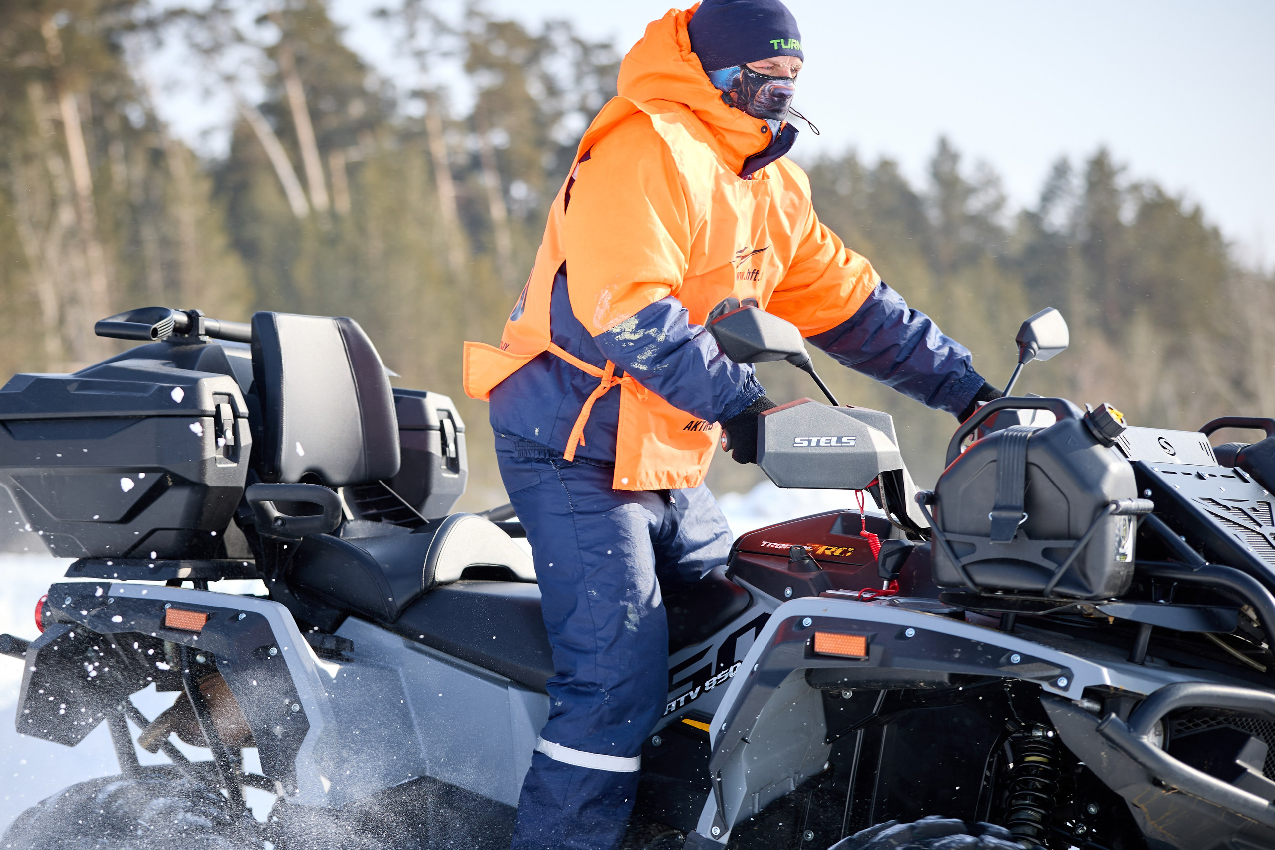 Топим Лёд — 2026. Соревнования на квадроциклах. Фотограф в Новосибирске Алена Скокова