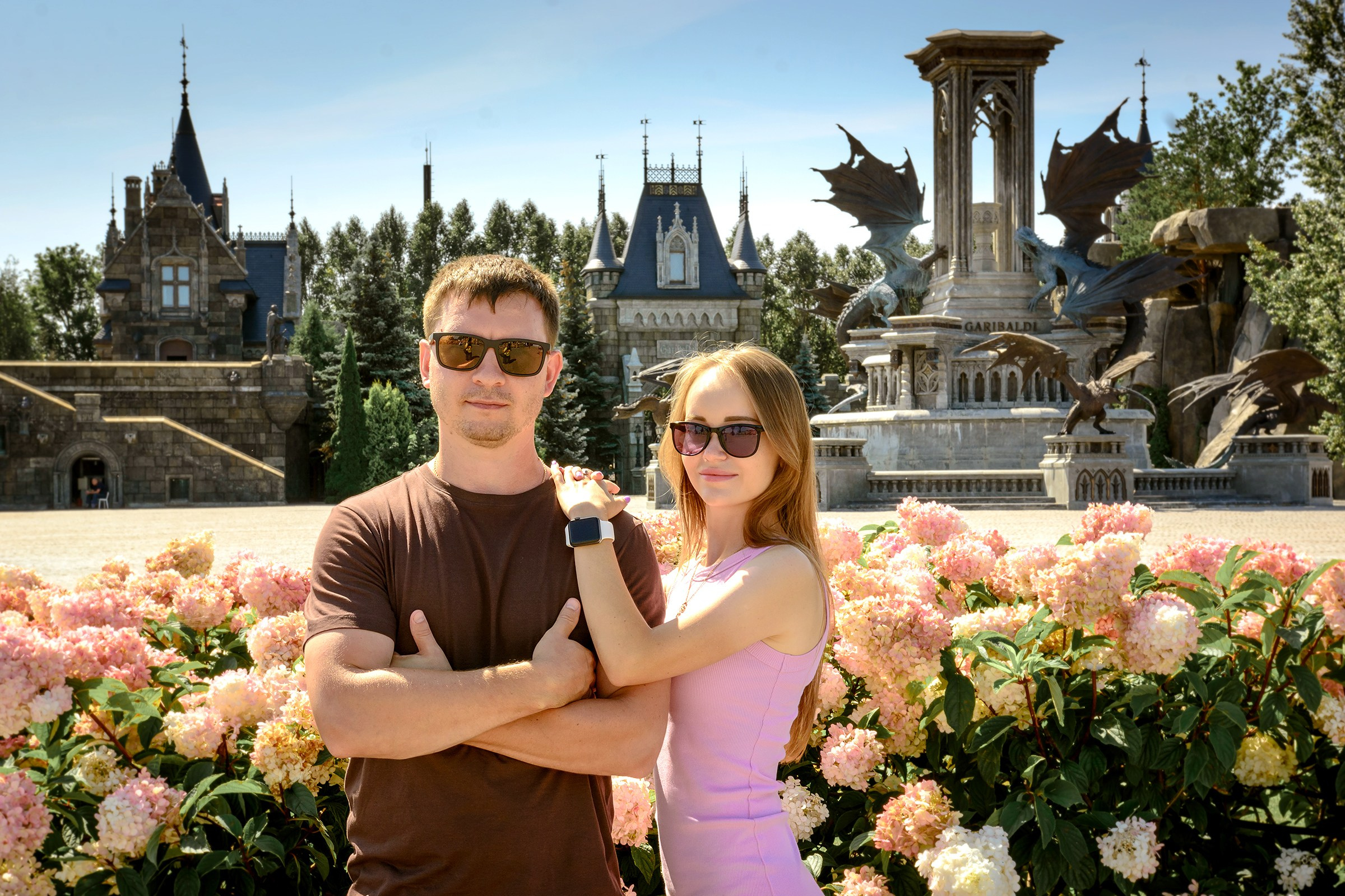 Фотосессия Love Story у Замка Гарибальди. Фотограф Оксана Сафонова г. Тольятти