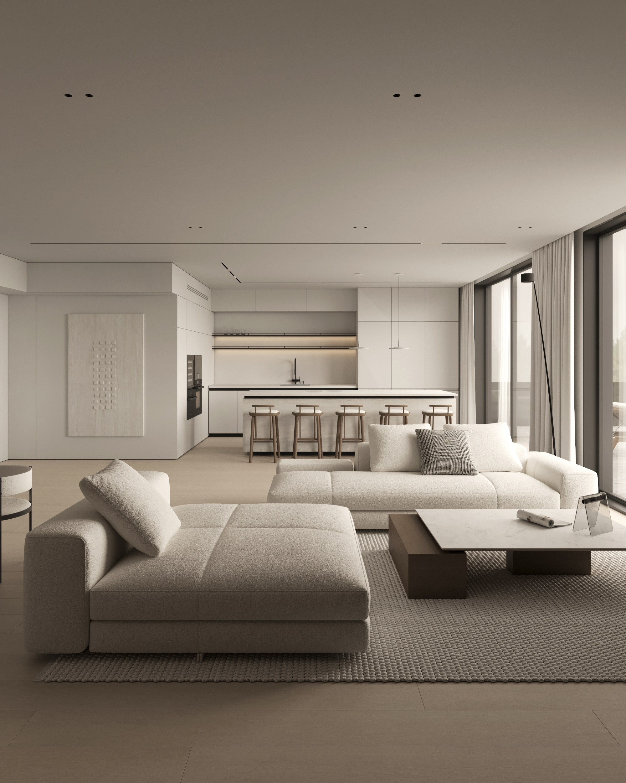 Warm Light Residence. Denis Konarev | Architectural Visualization Studio